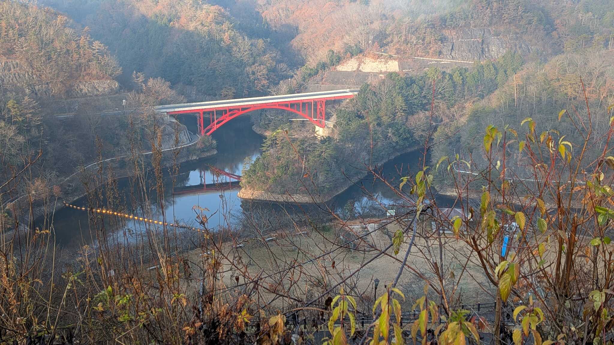 キャンプ場よりの景色
