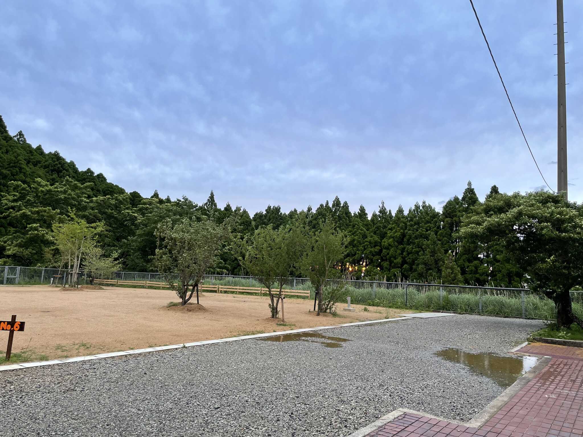 キャンプ場の風景