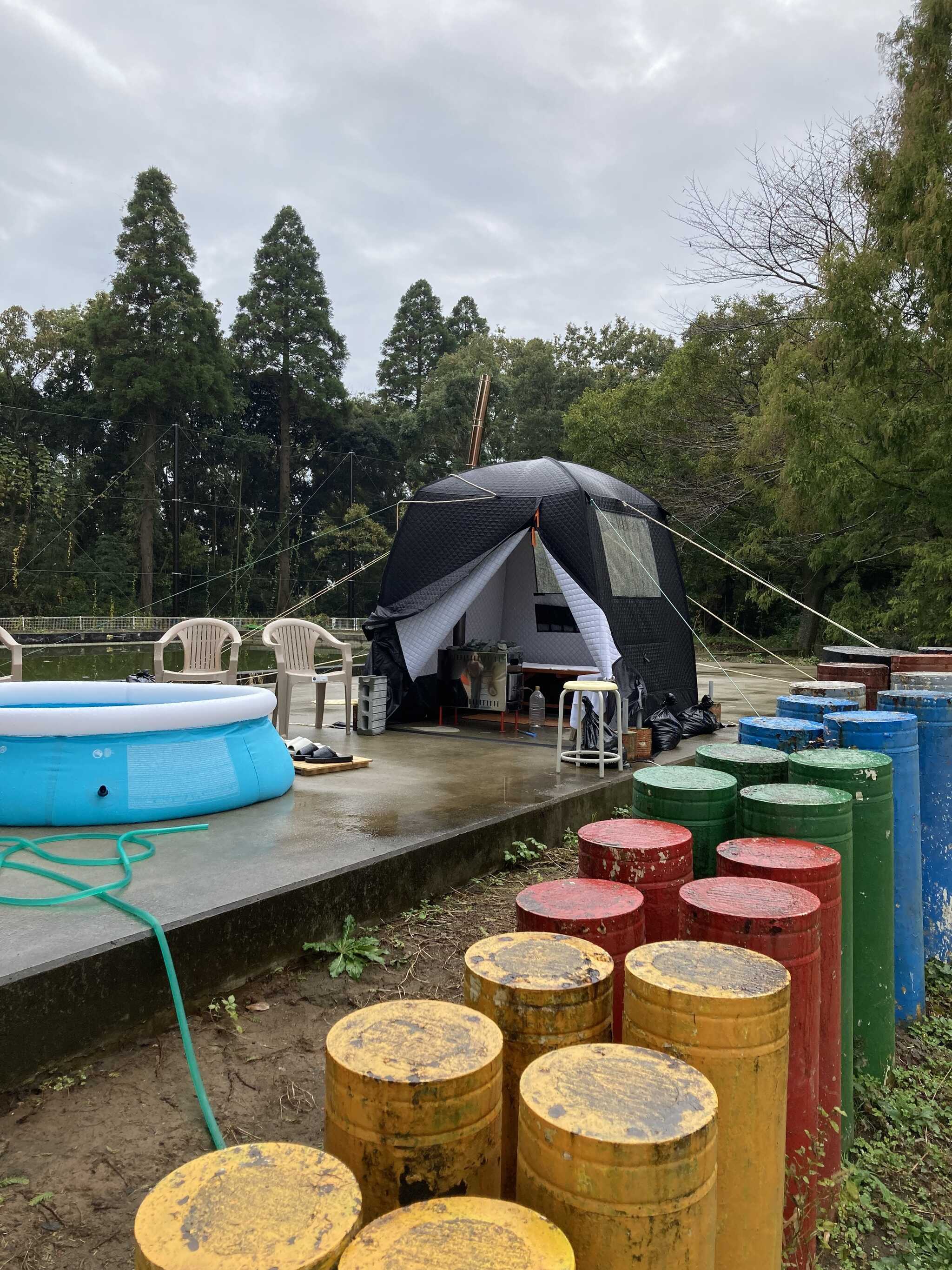 屋上から見たサイト