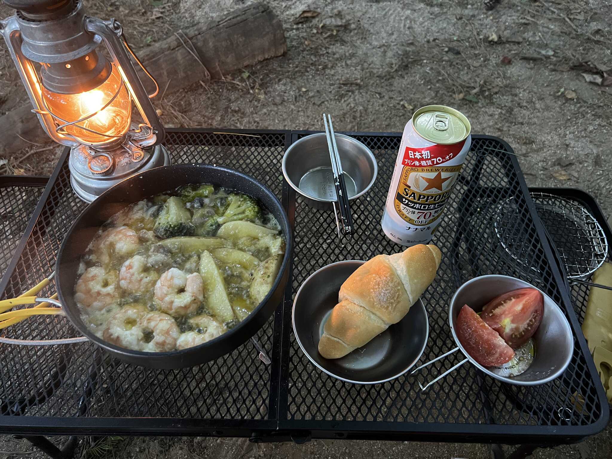 夕食