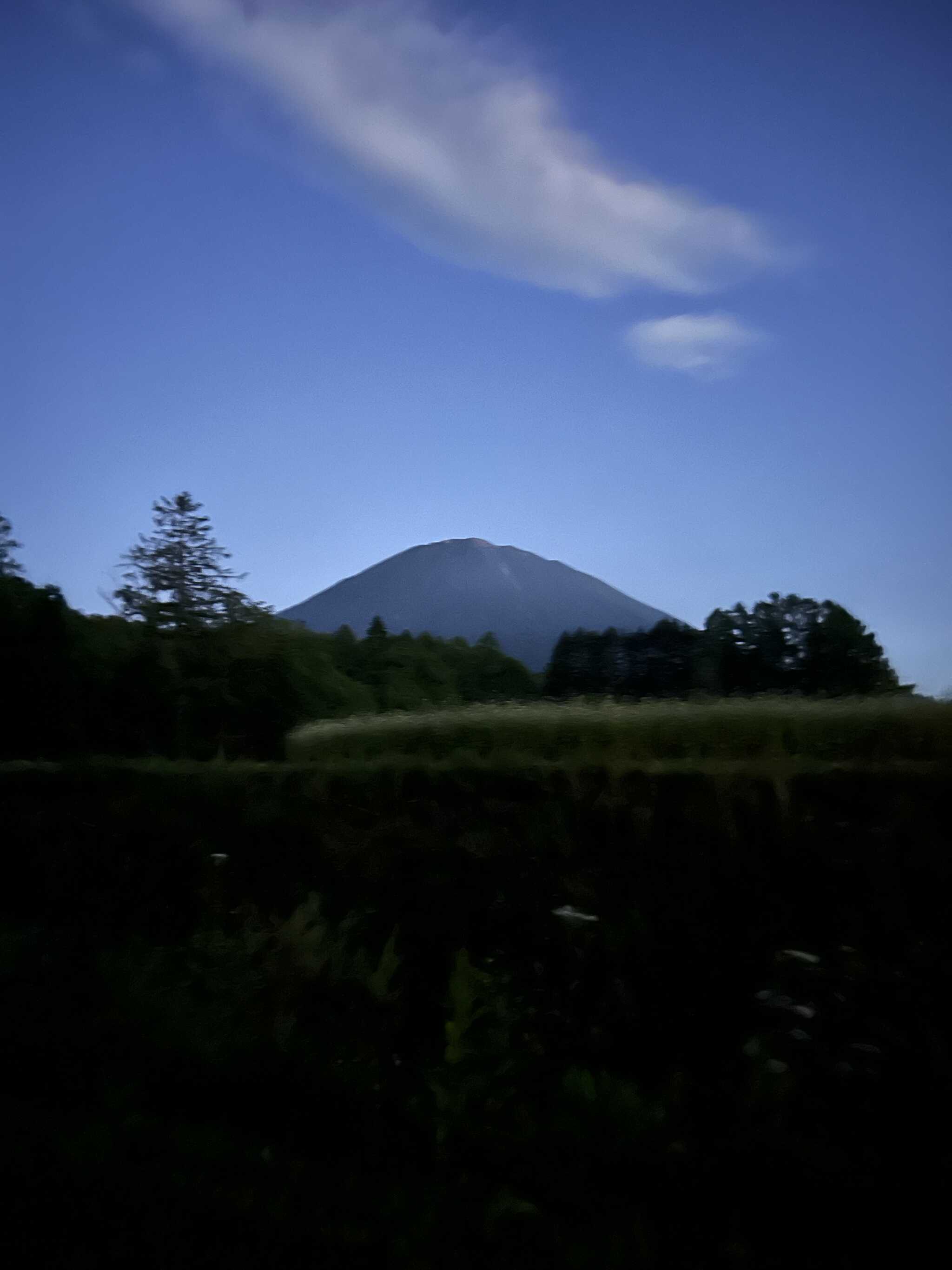 早朝羊蹄山