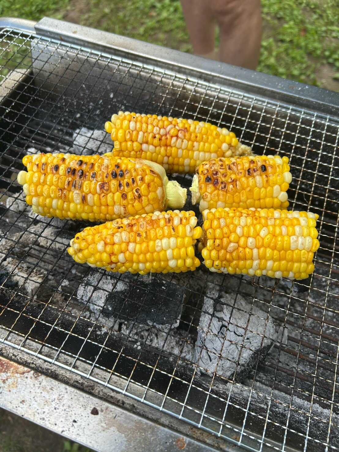 持ち込みで焼きトウモロコシが美味しかった