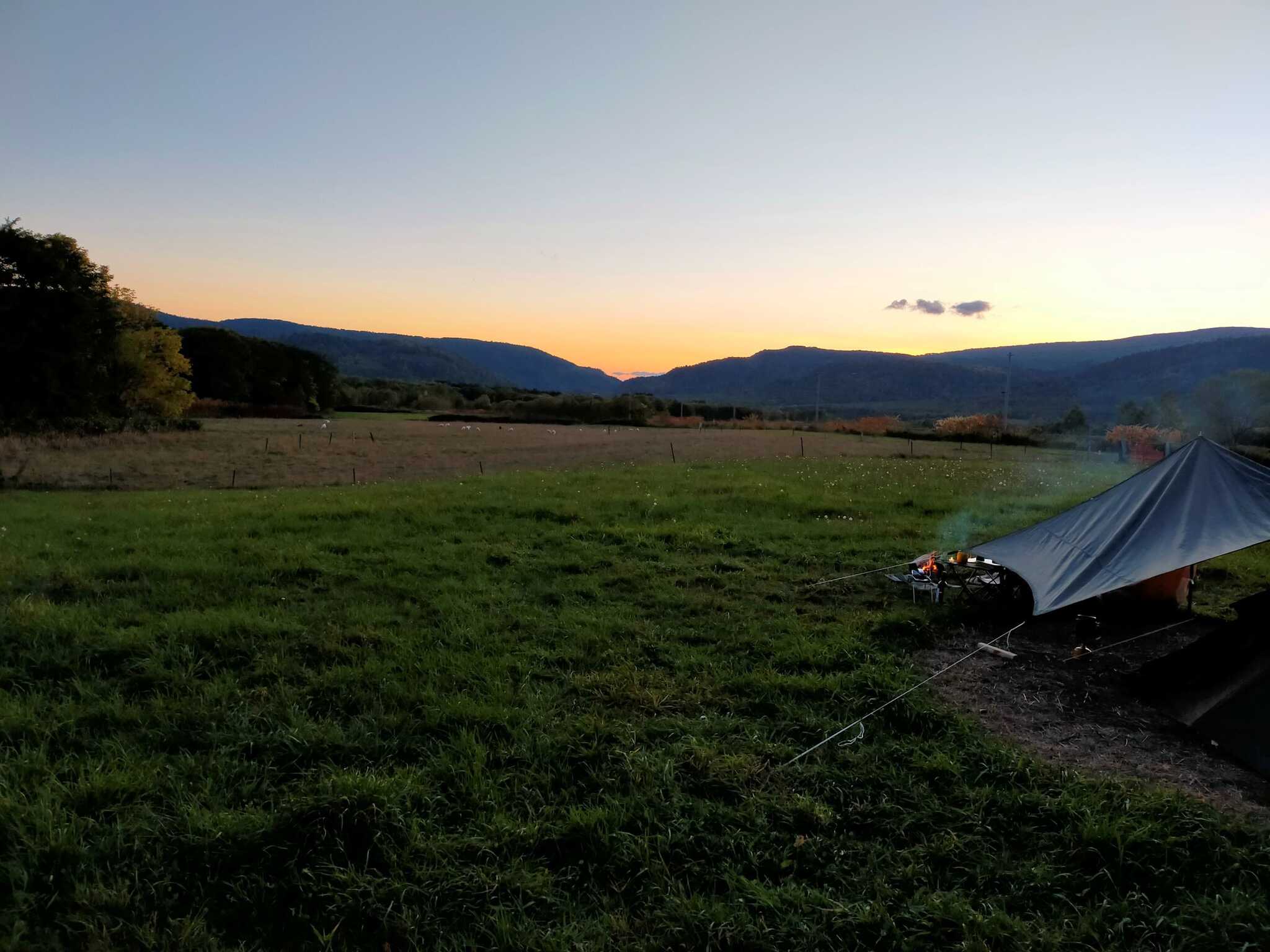 夕暮れもたっぷり楽しめます