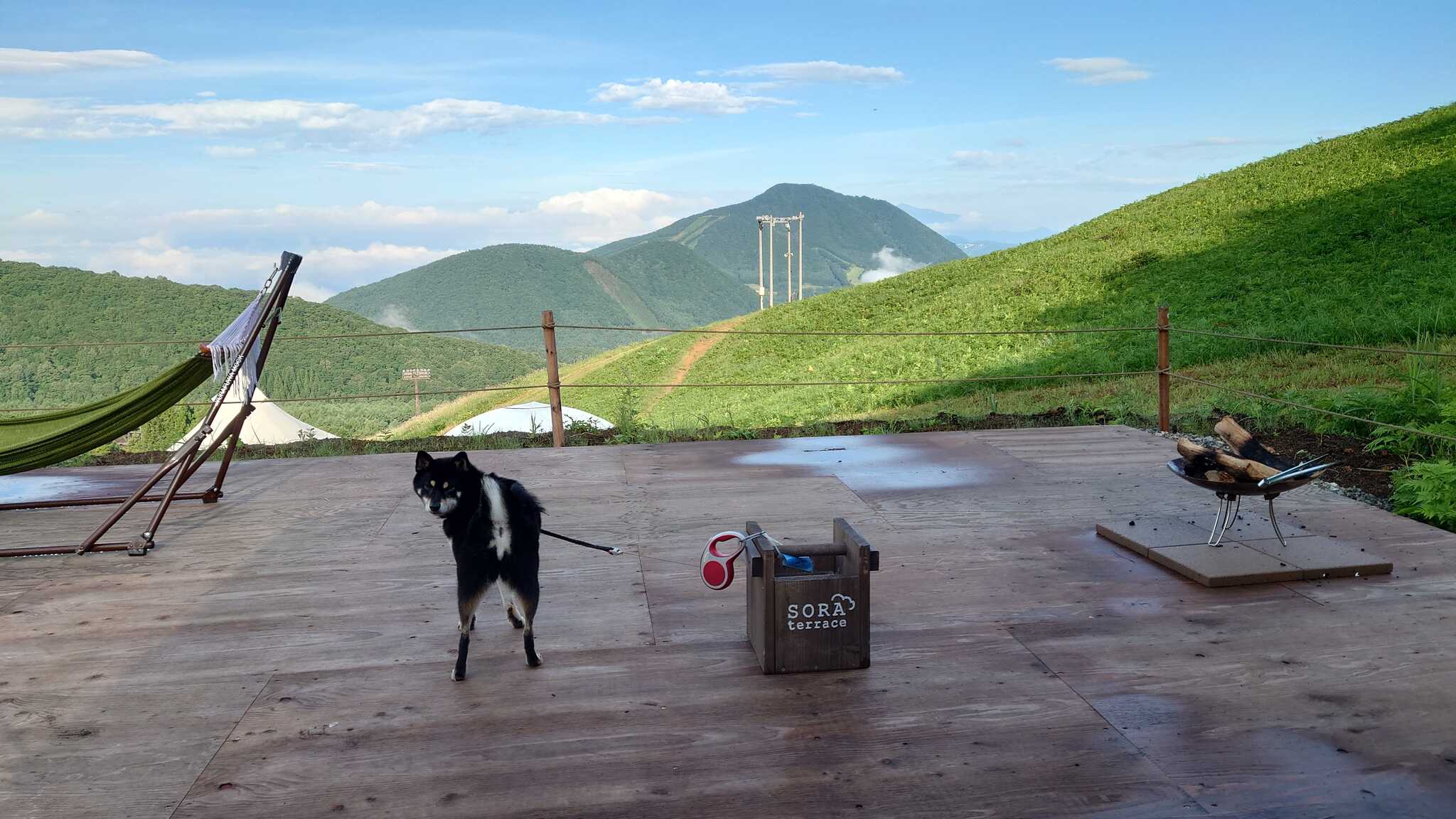 テントサイトから見た遠景