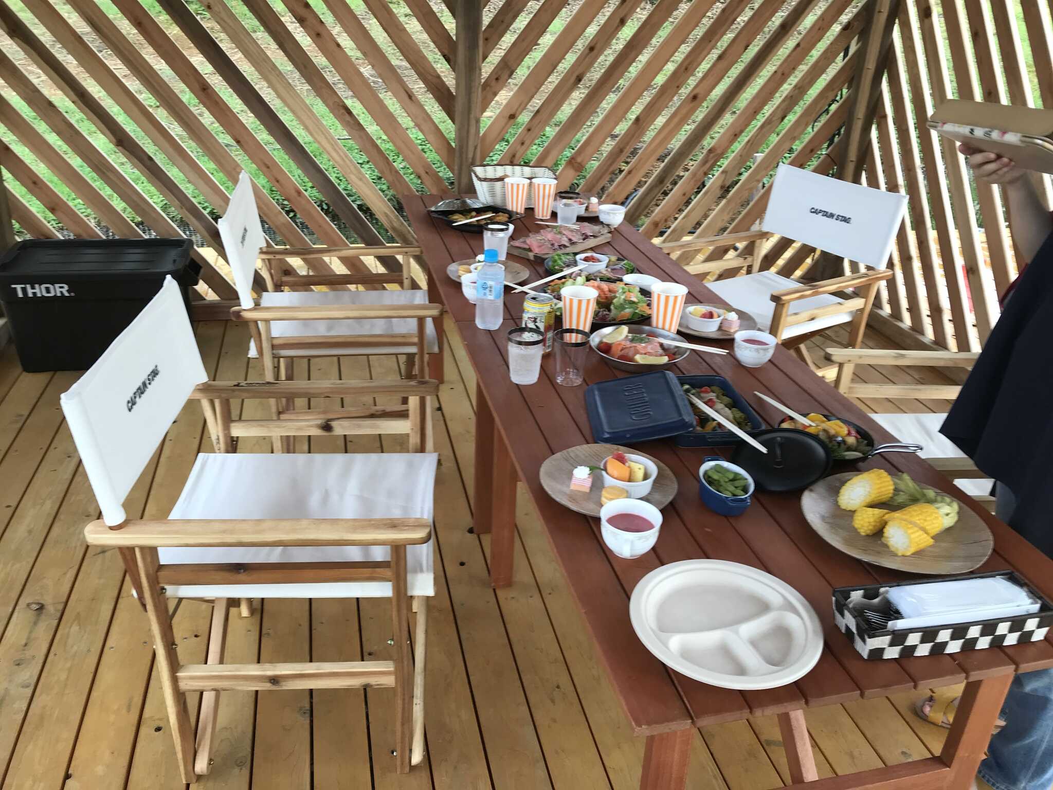 大満足の夕食