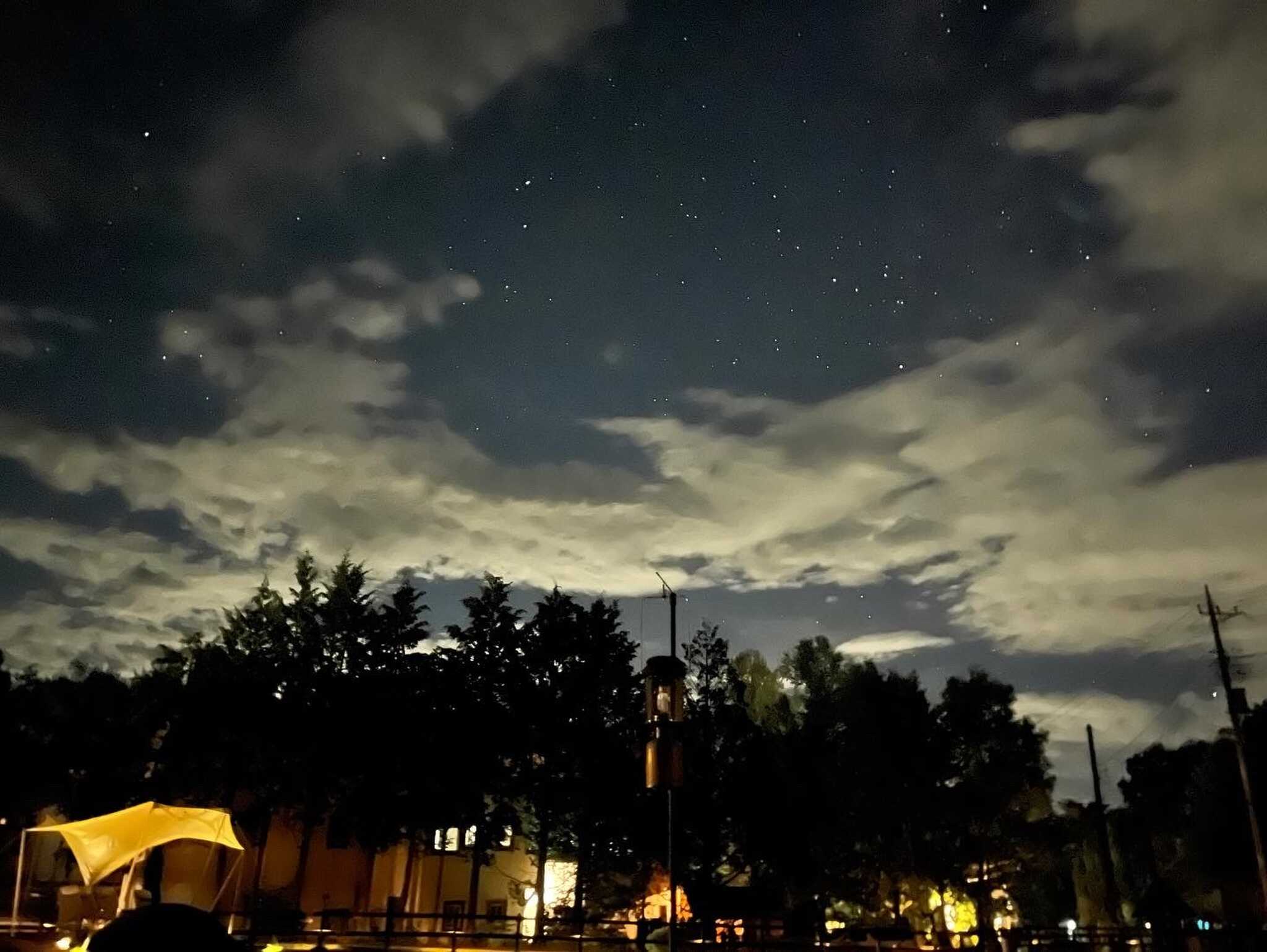 夜空はとてもキレイです。