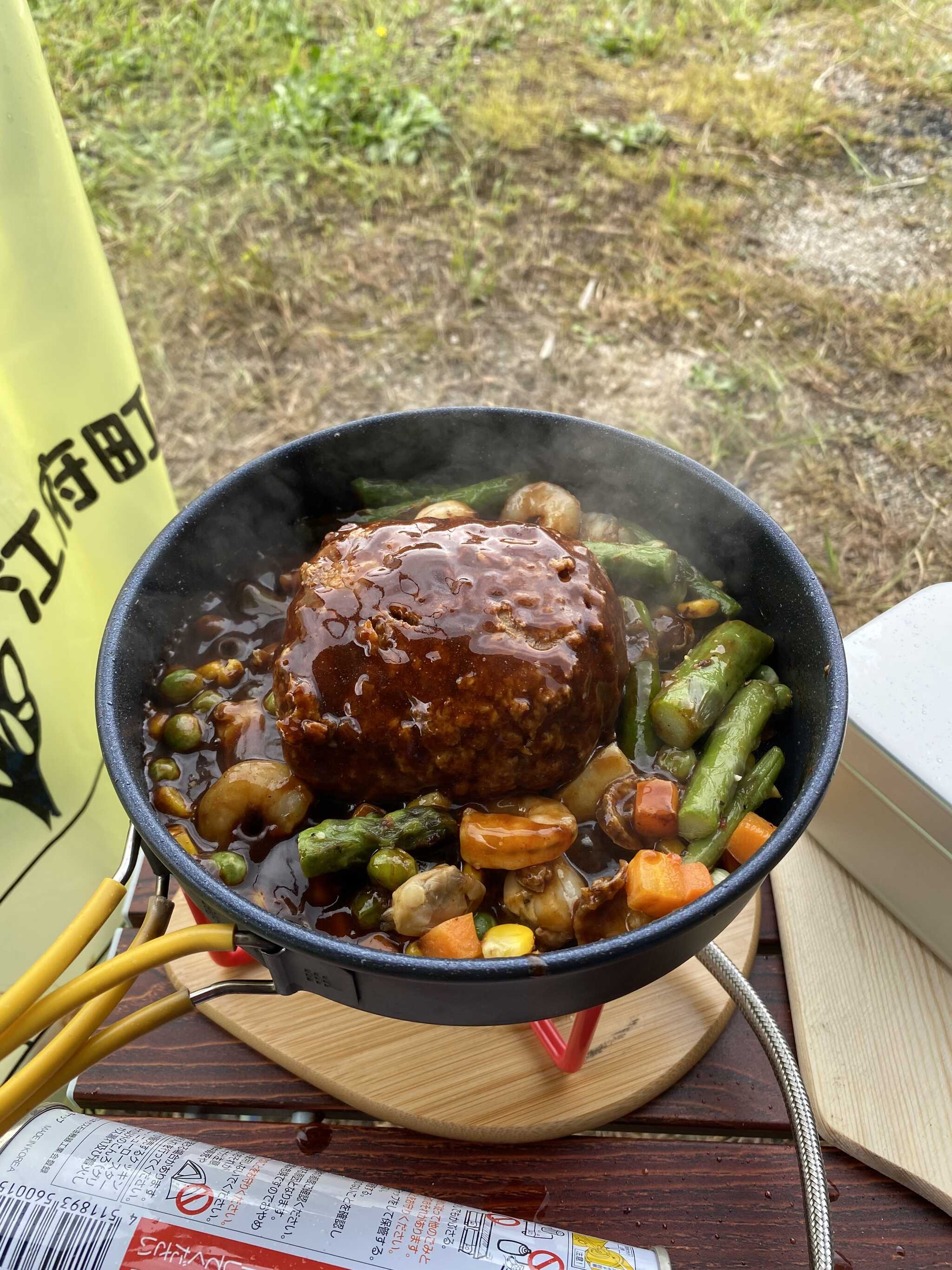 ハンバーグ焼いたよ