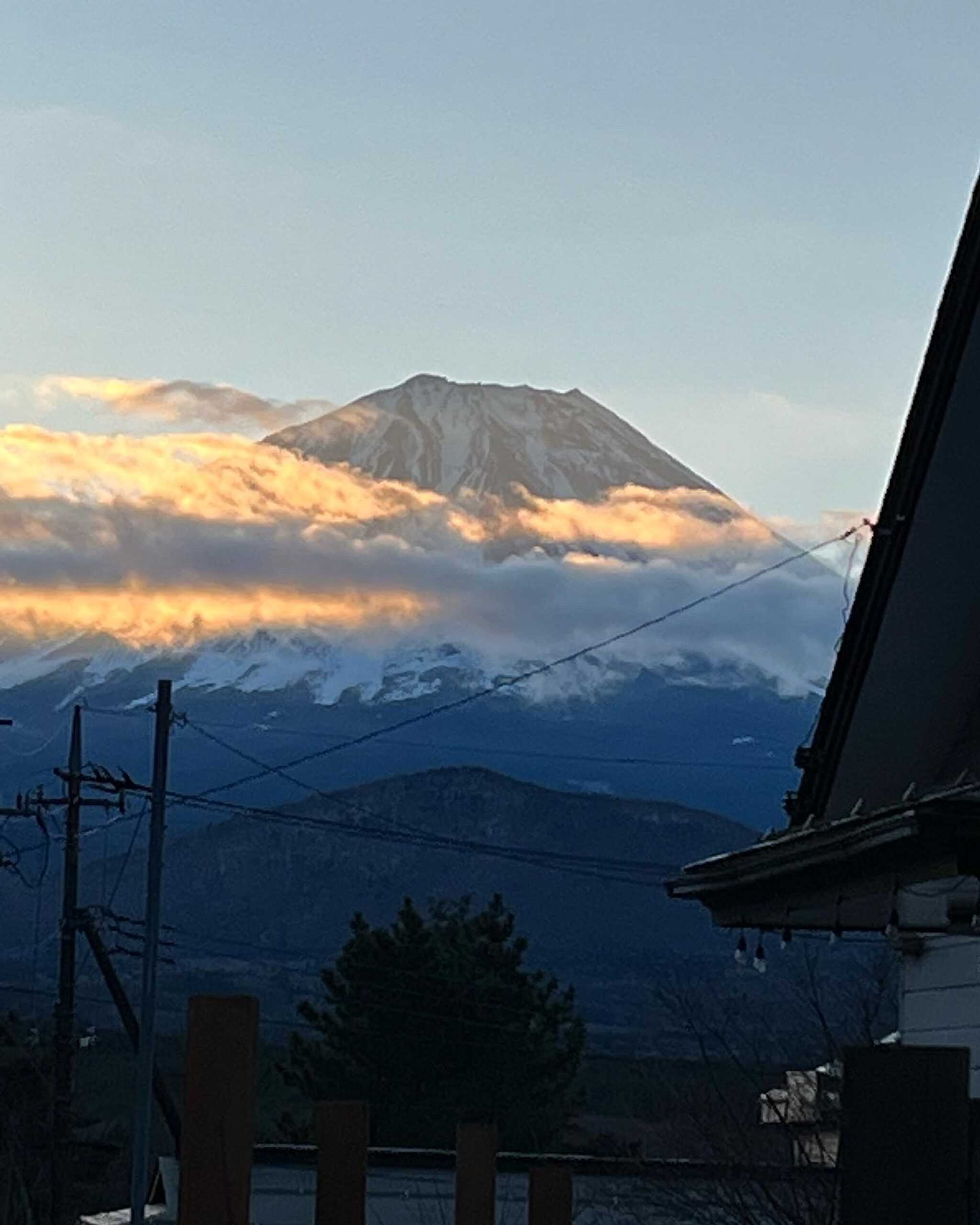 サイトからの富士山