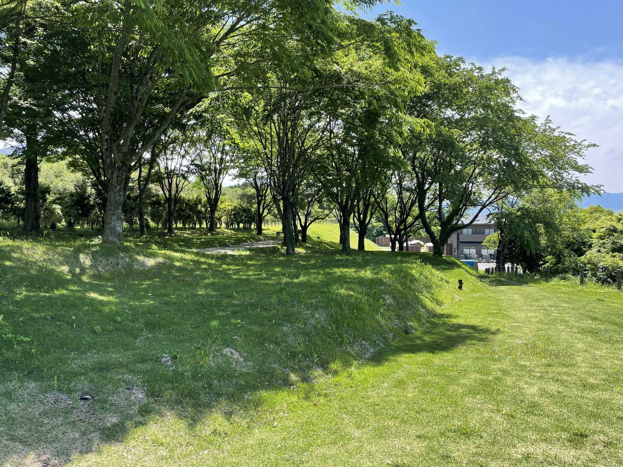 夏場のキャンプ場