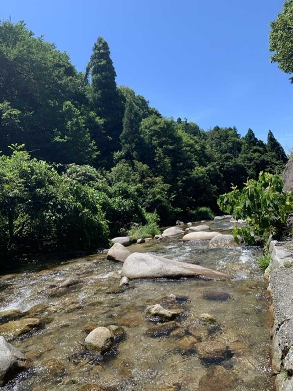 すぐ横の川
