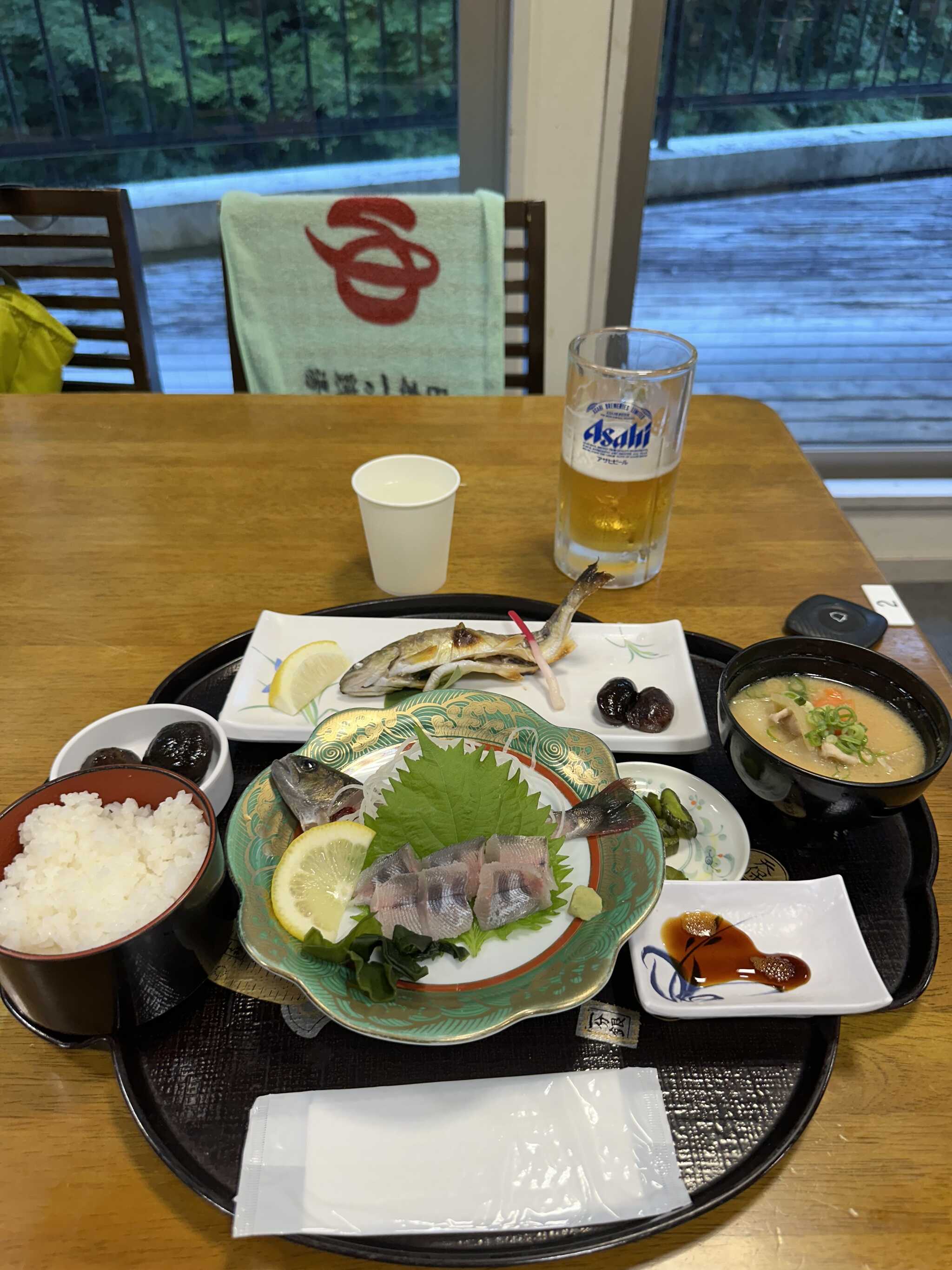 アマゴ定食