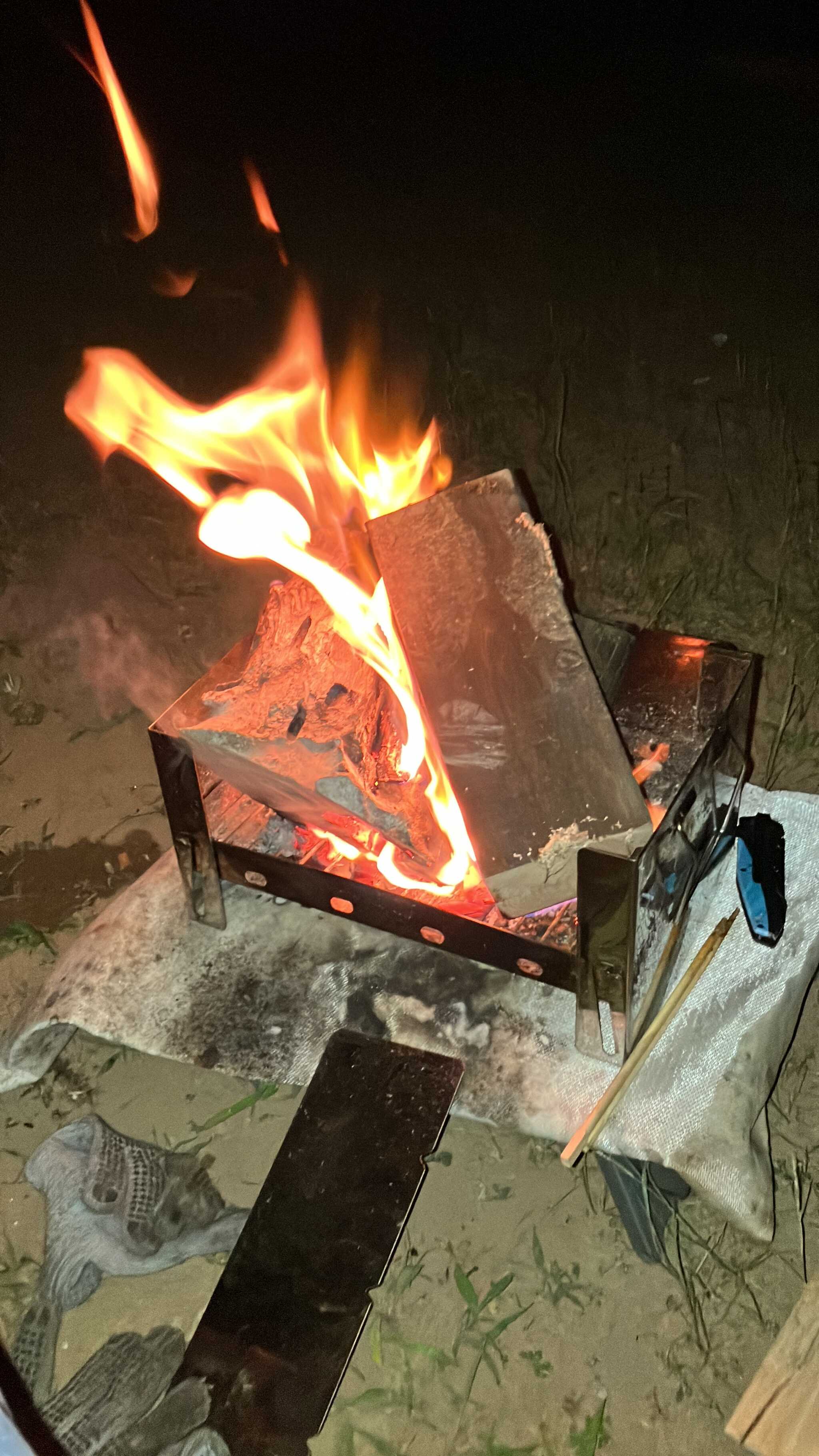 焚き火