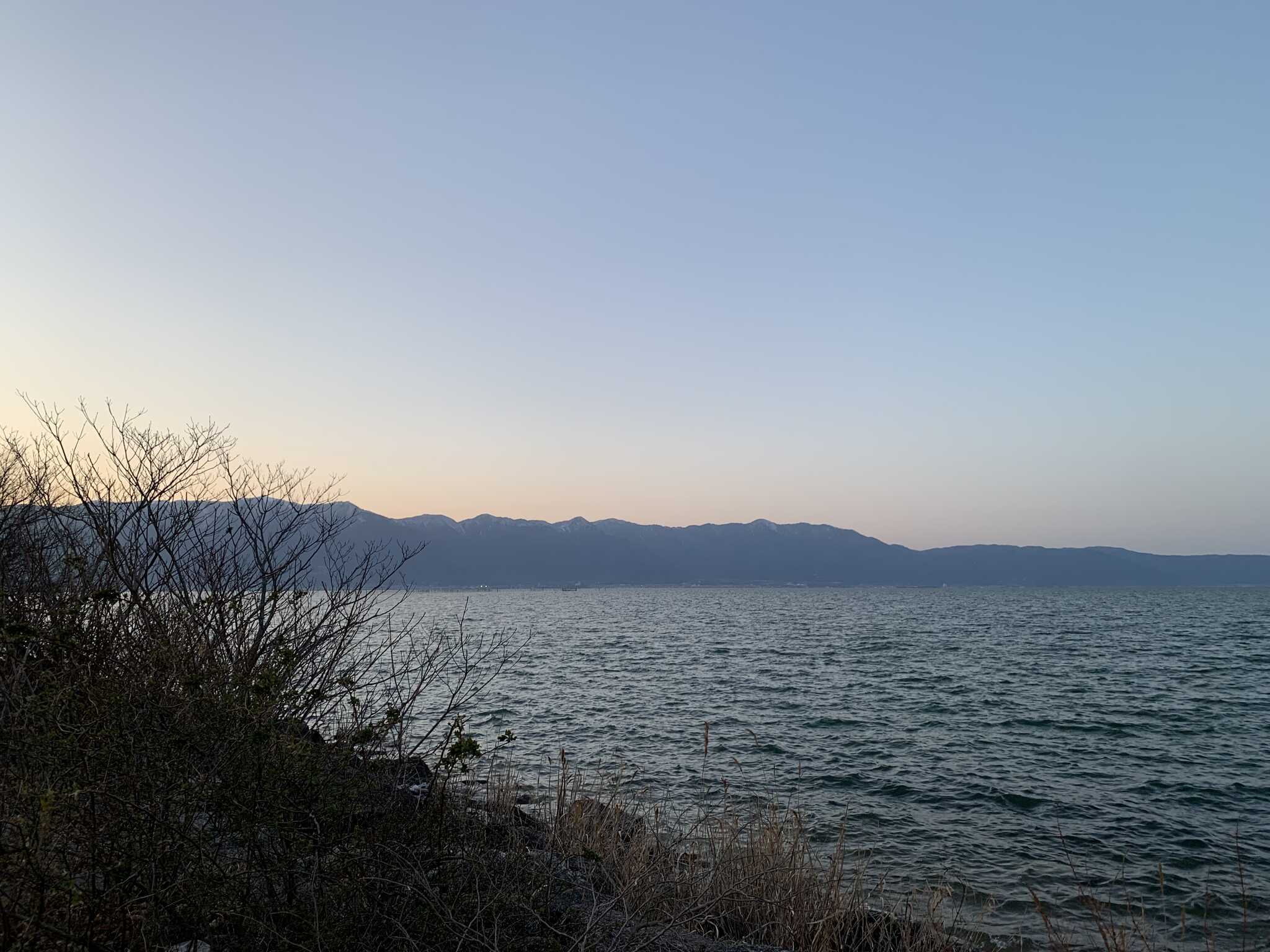 琵琶湖の景色