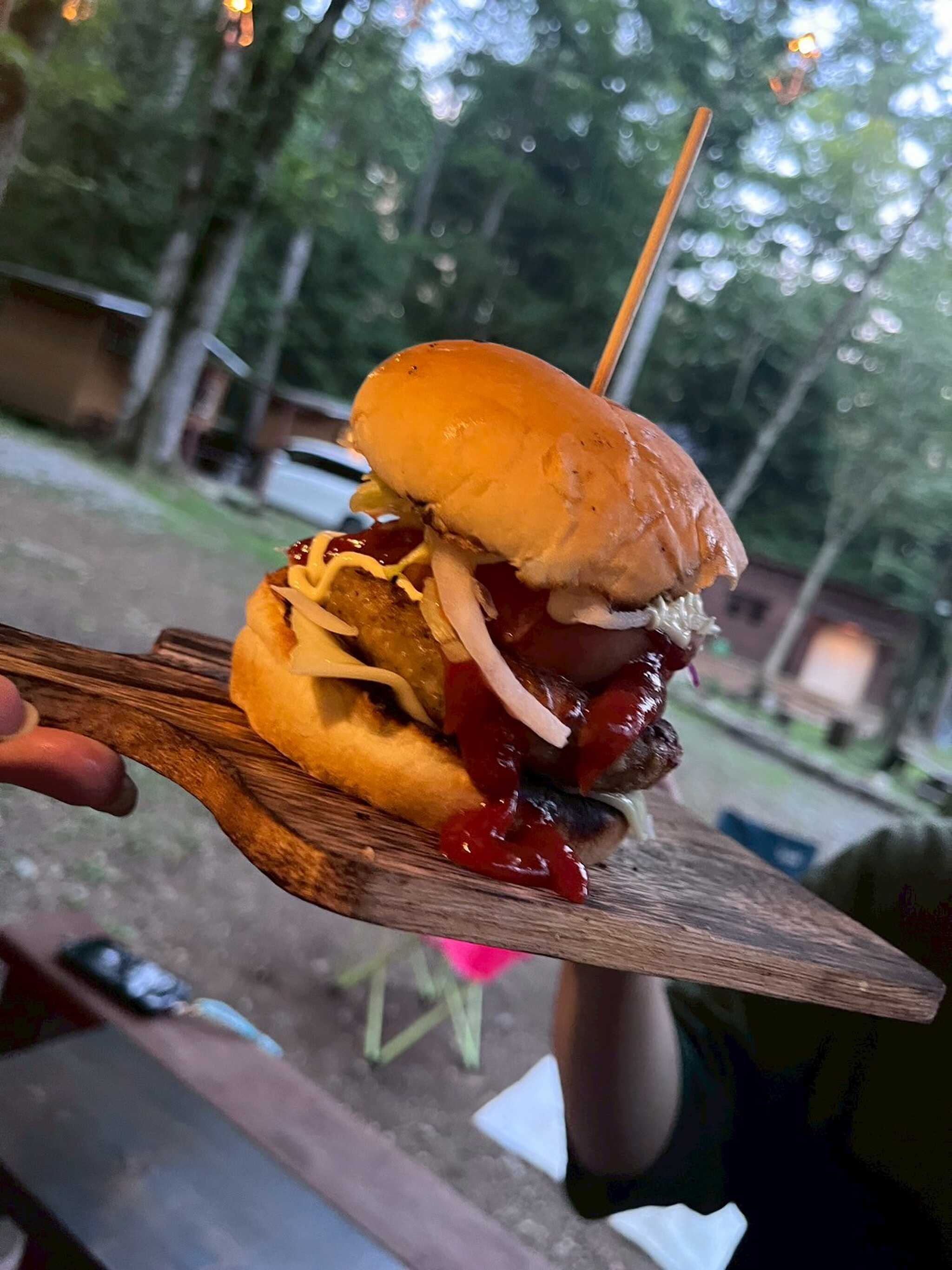 自作ハンバーガー!