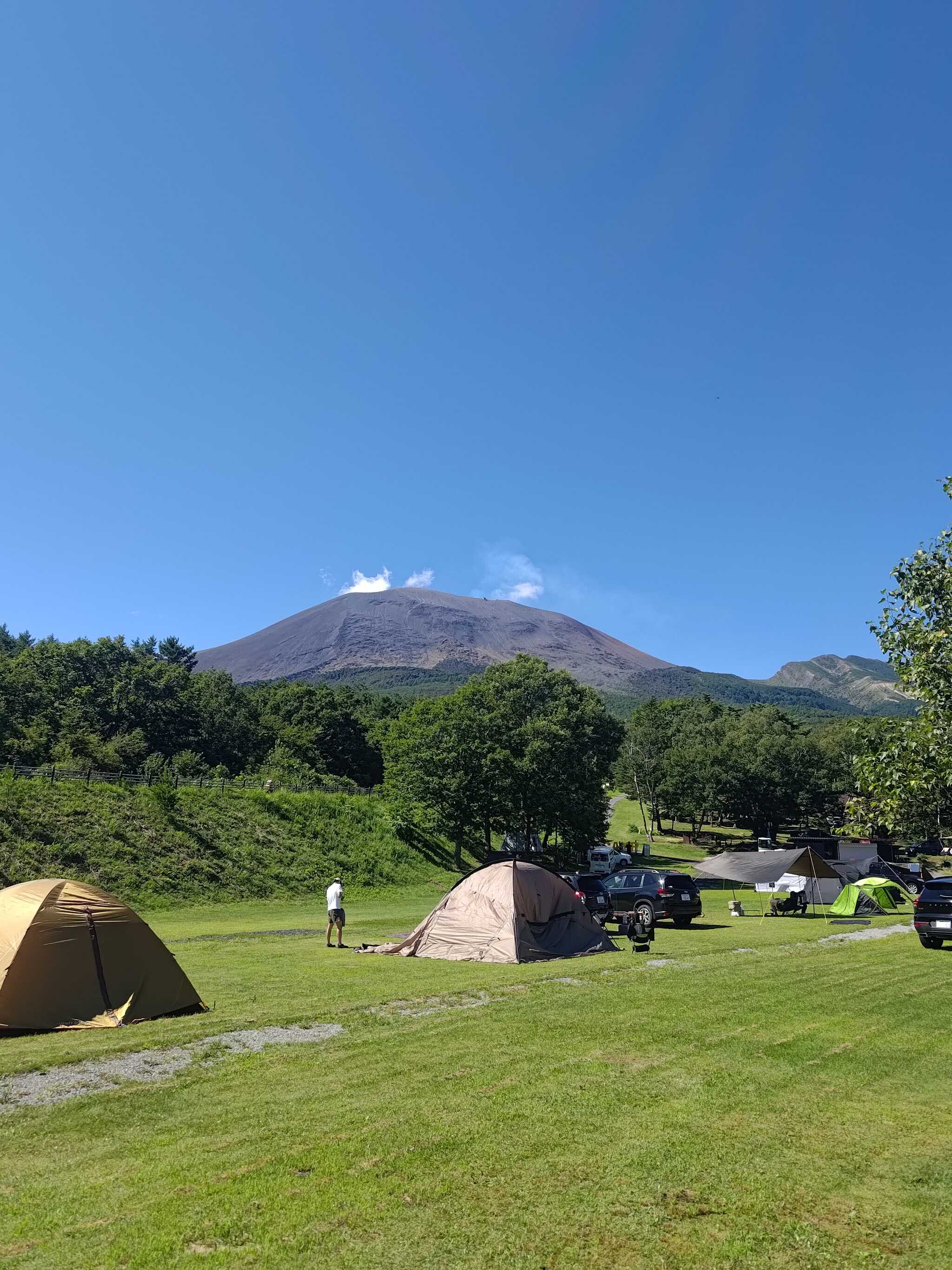 サイトからの浅間山
