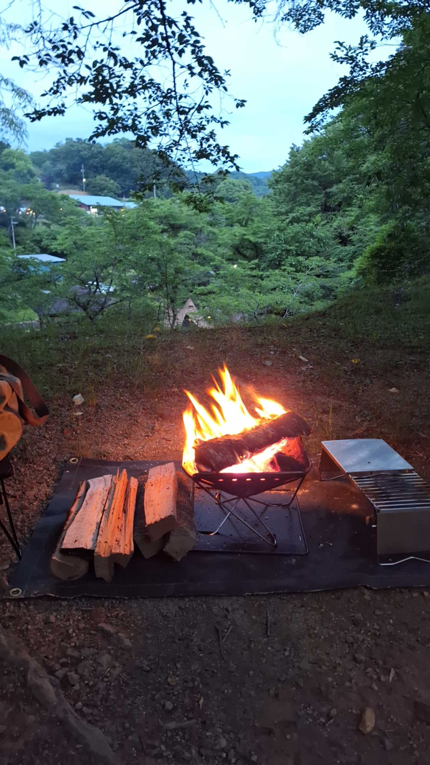 焚き火