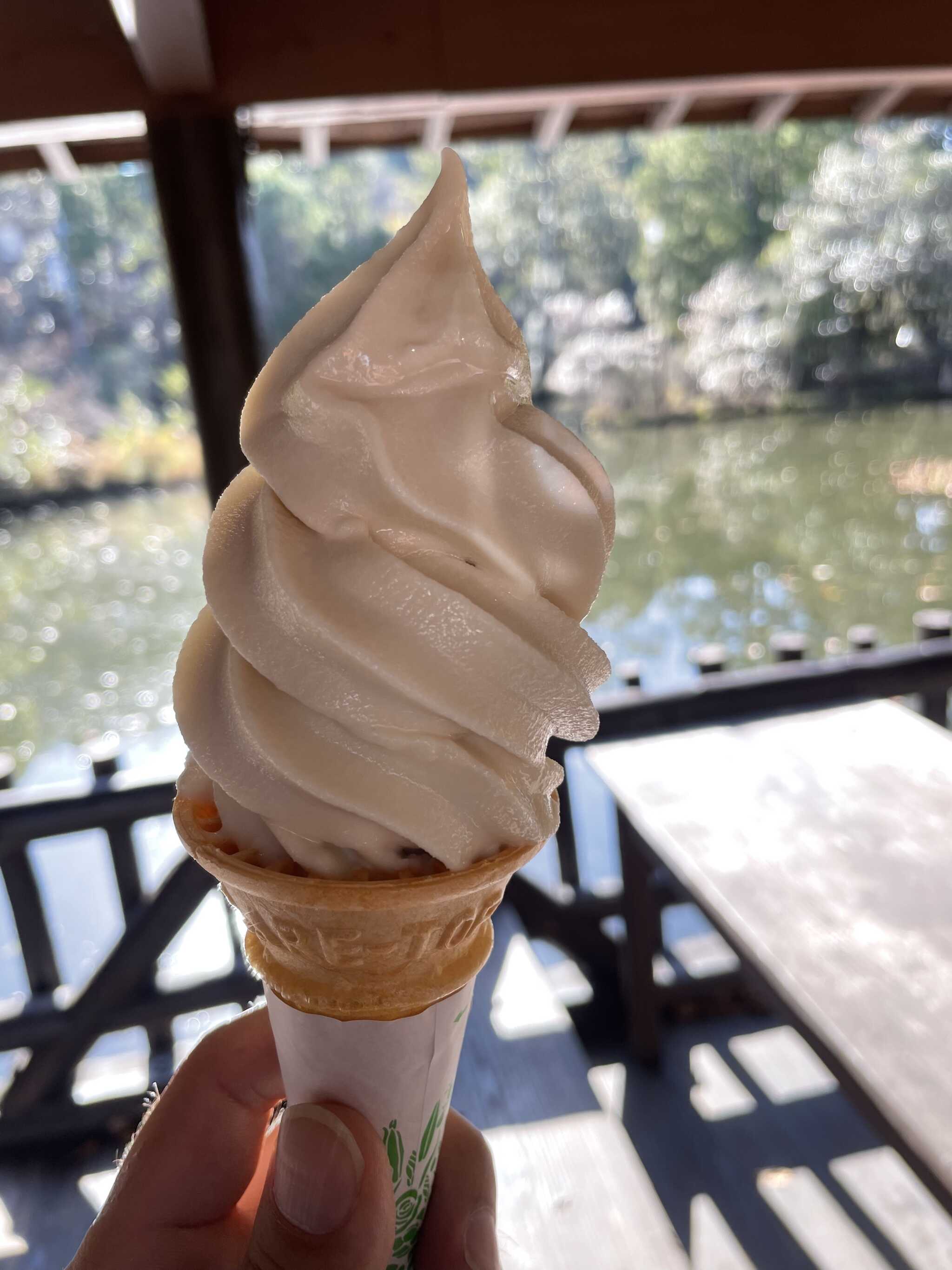 レストランのソフトクリーム