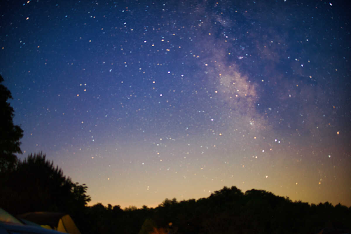 夜の星空