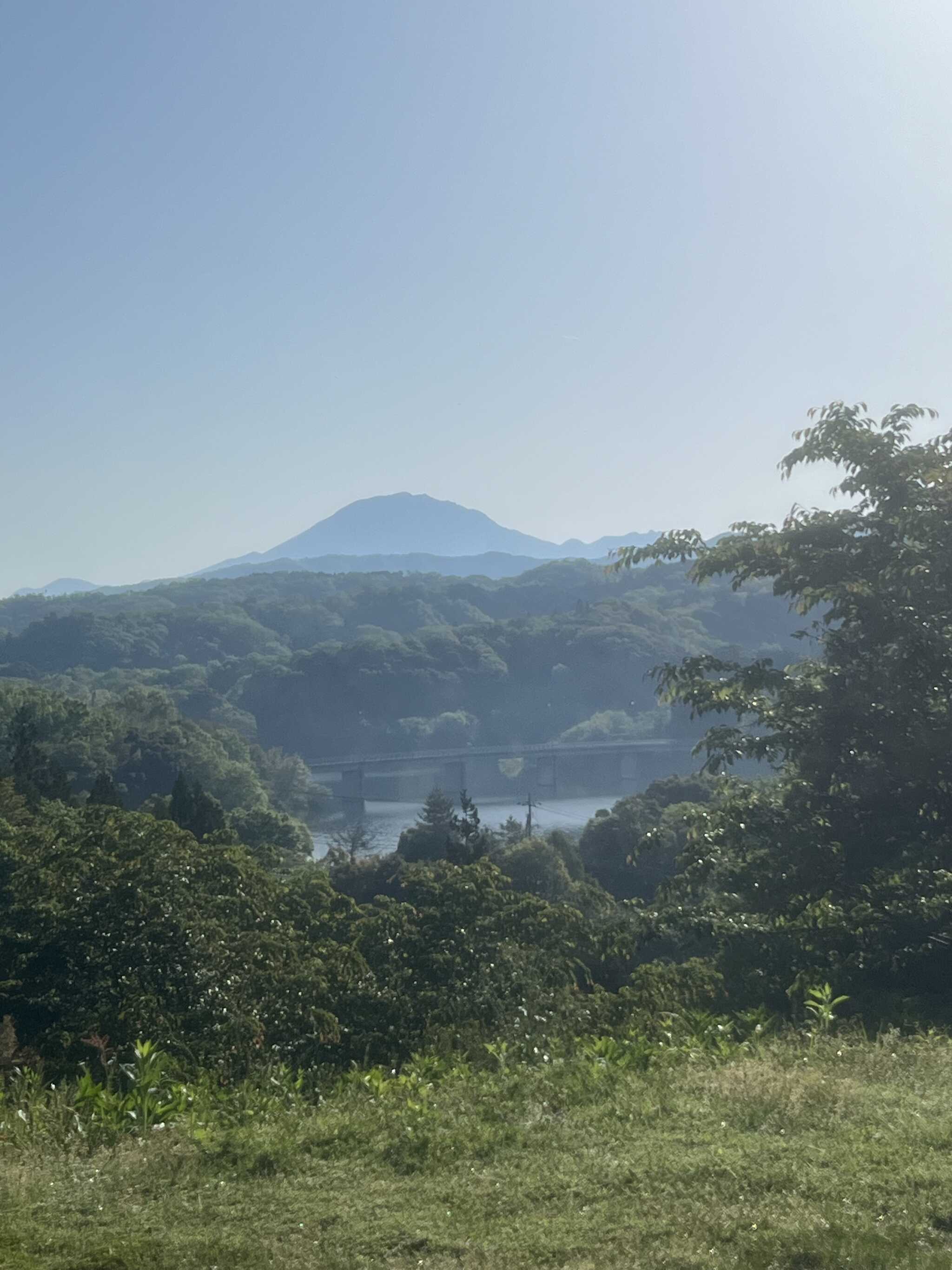 大山が見えます