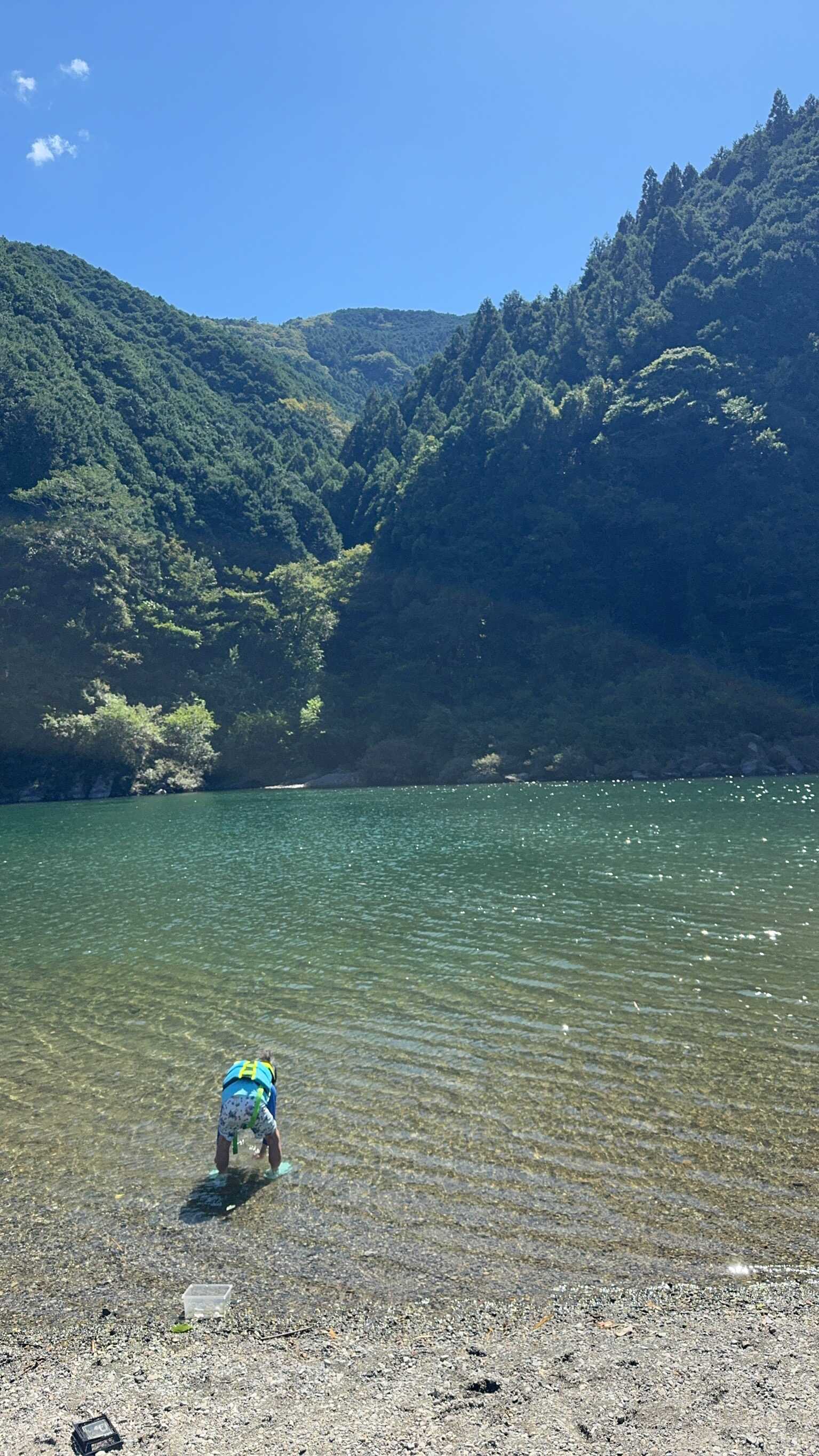 川遊び