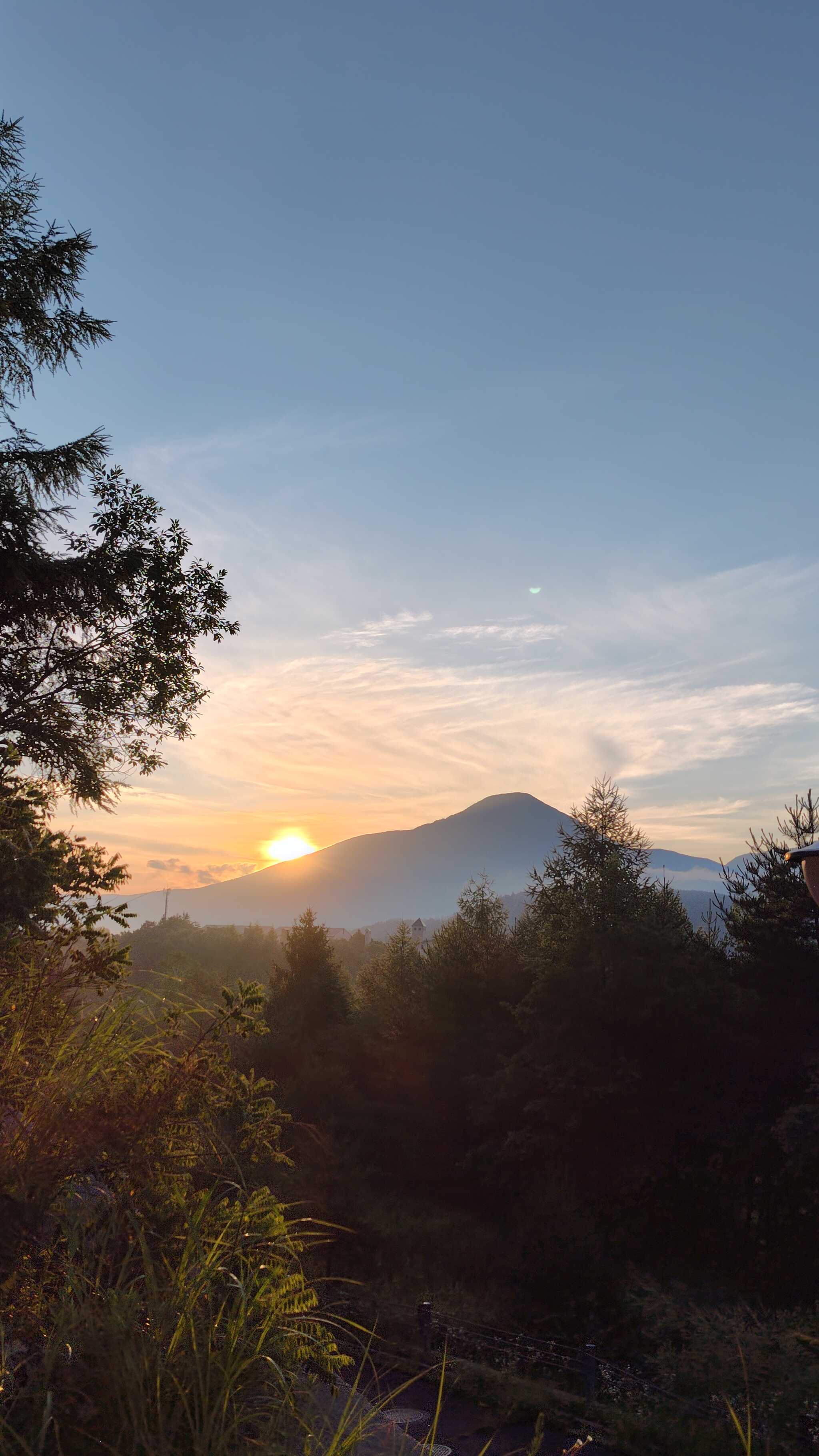 蓼科山からの朝日も最高
