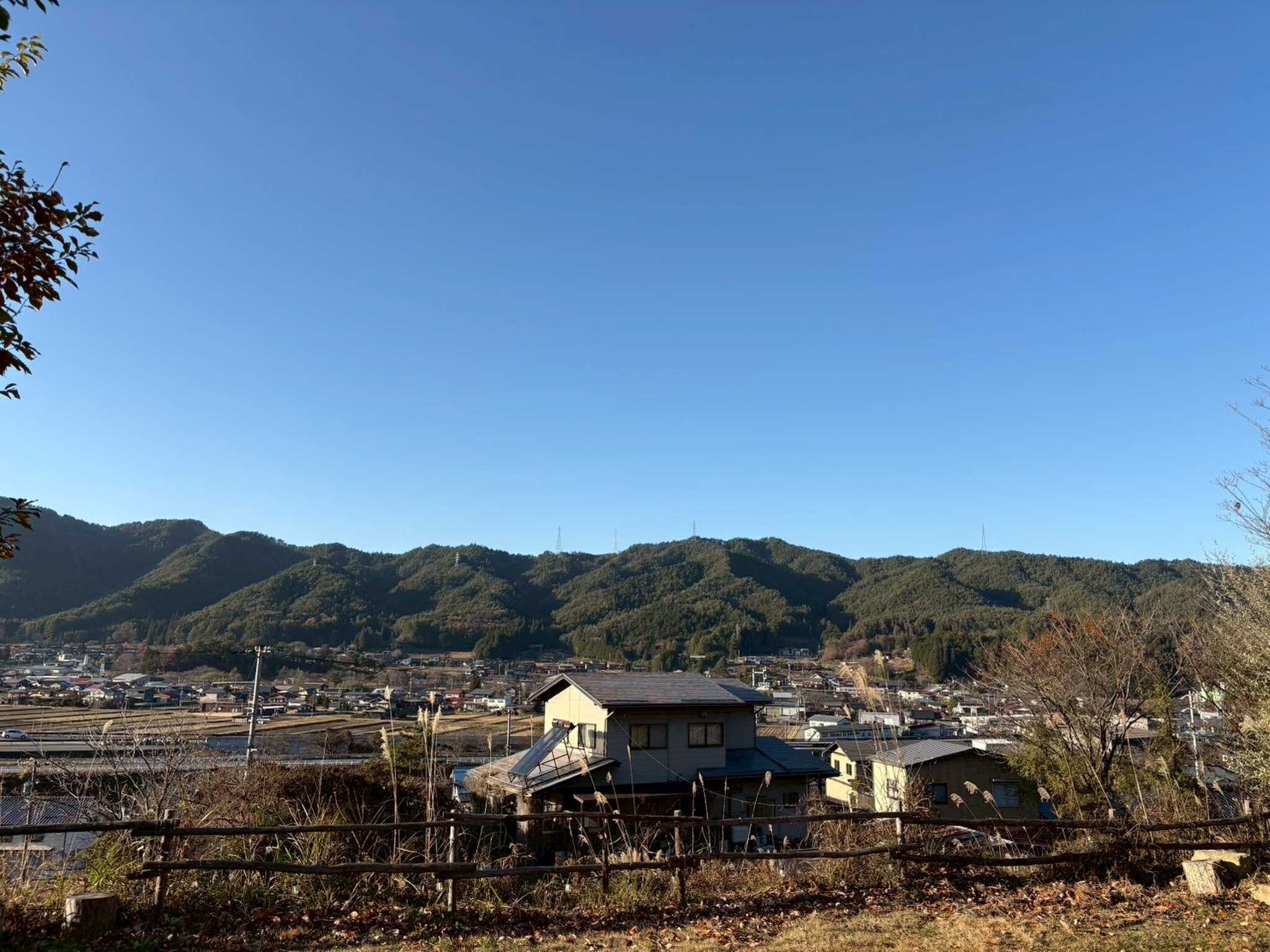 キャンプ場からの景色