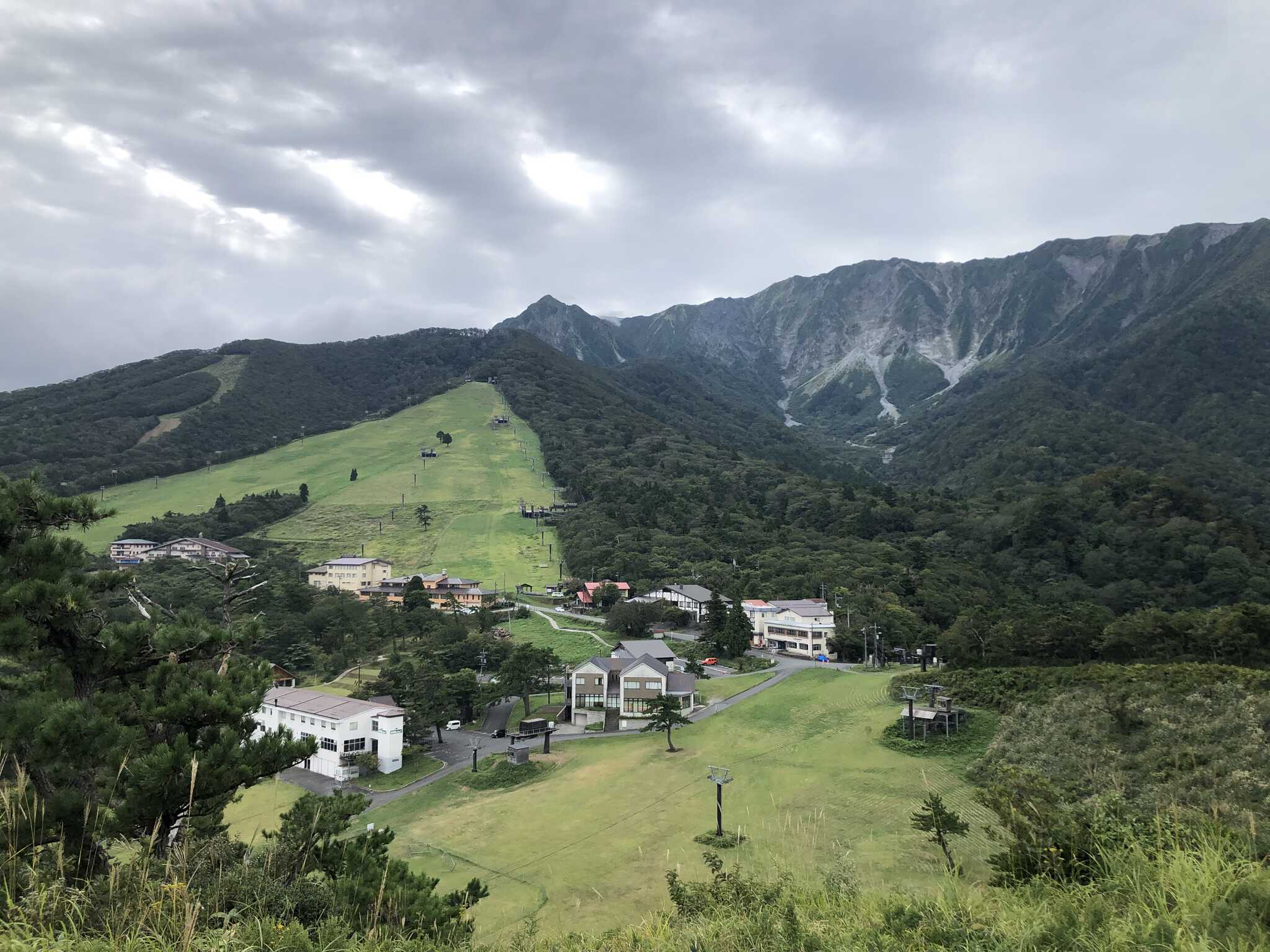 豪円山のろし台からの景色