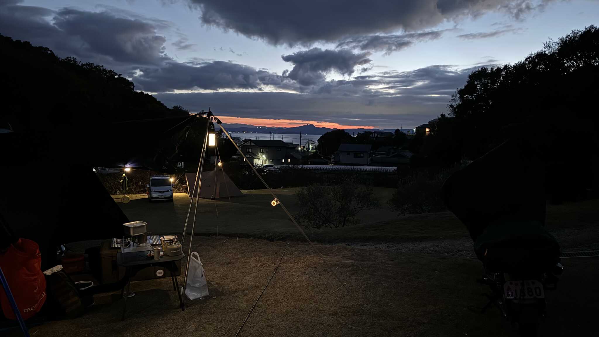 夕暮れ