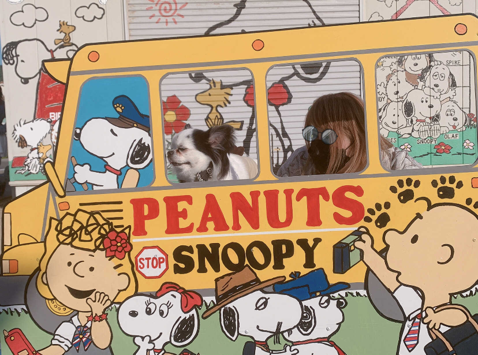 スヌーピーの壁