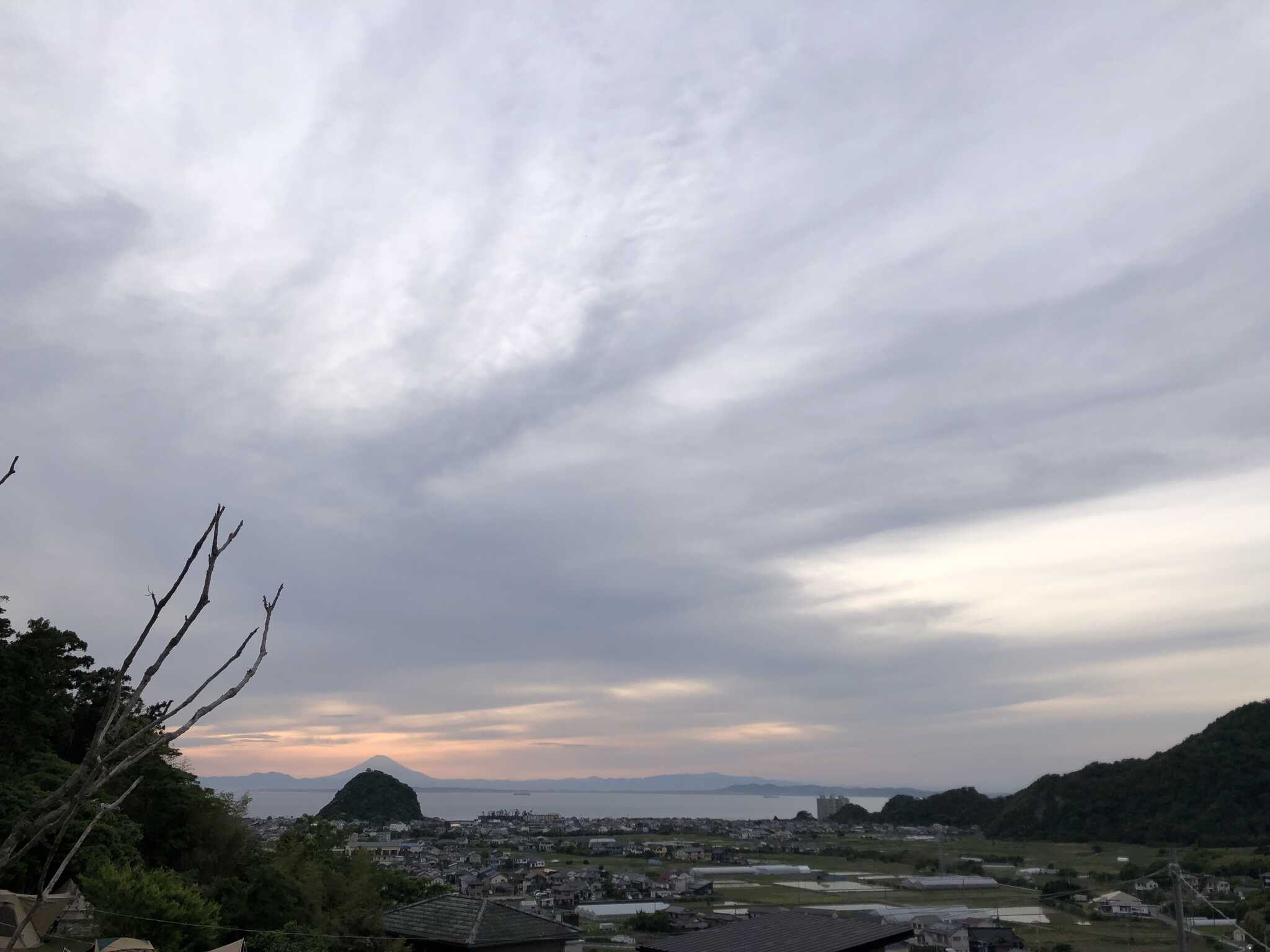 雲が多くても絶景