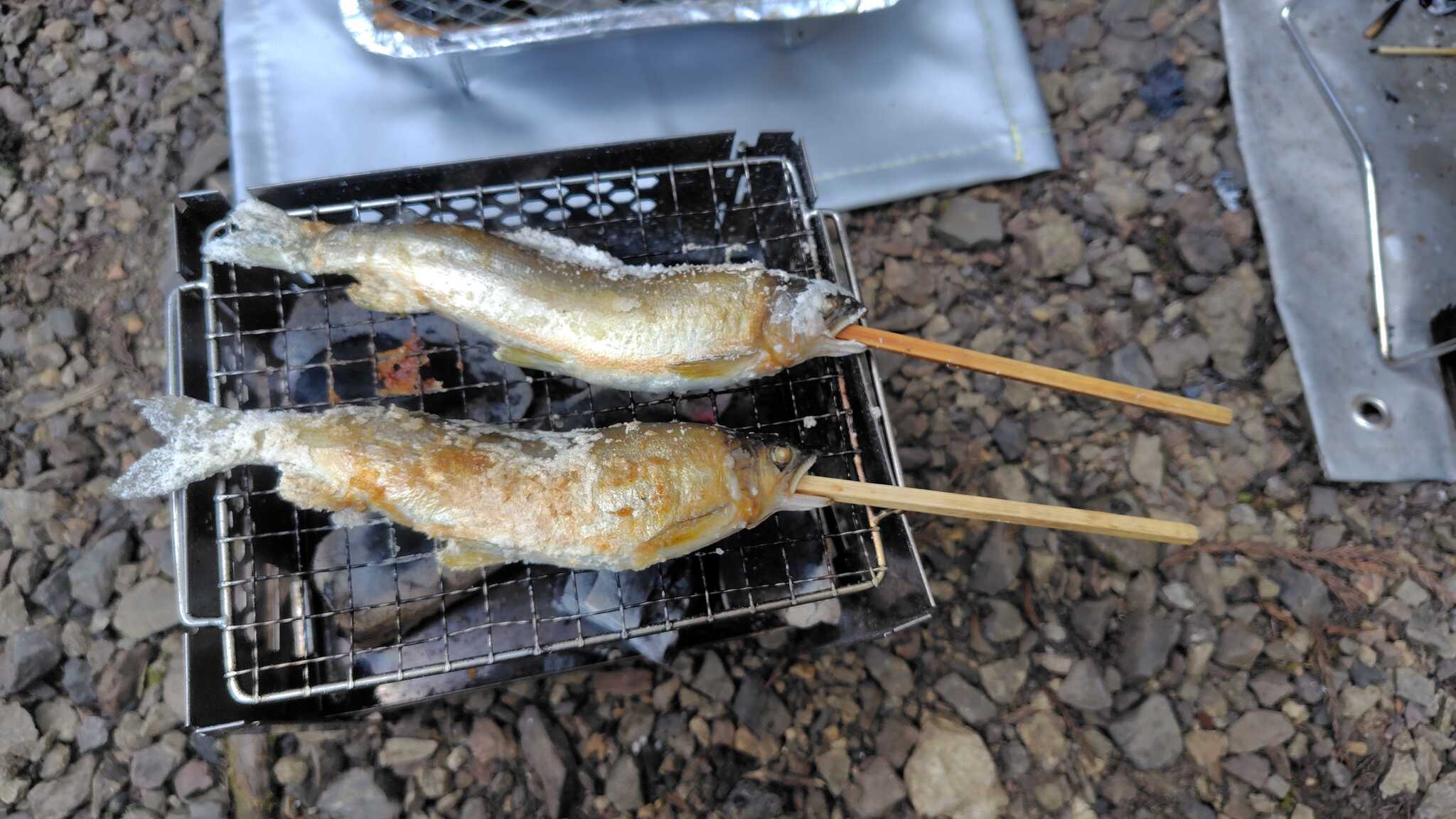 鮎の塩焼き