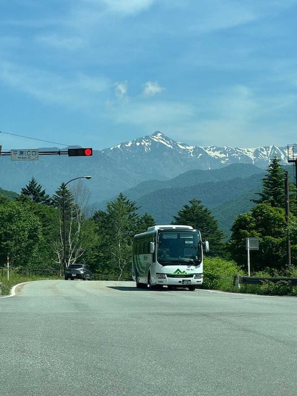 山が綺麗に見える場所があります