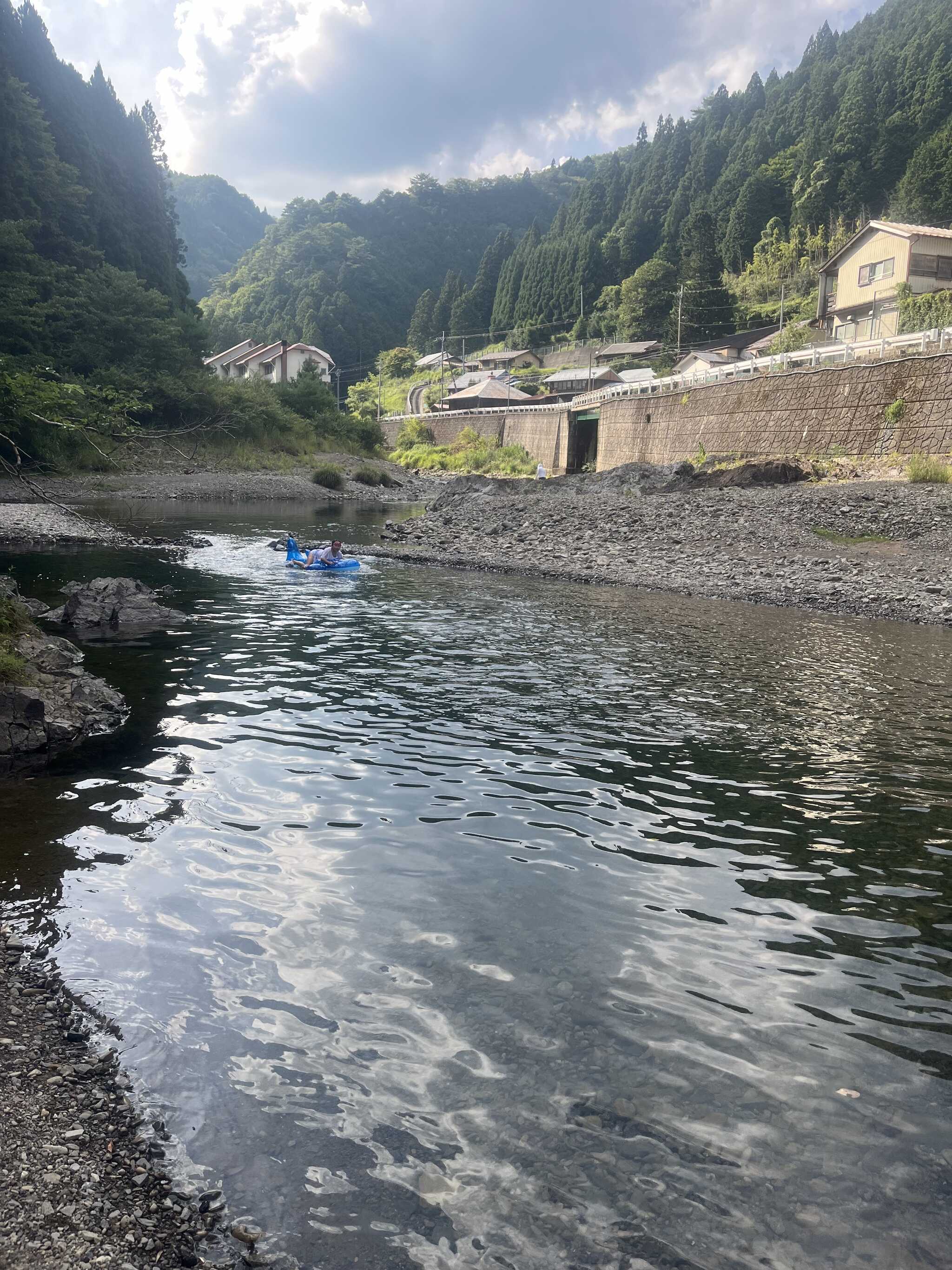 川遊び