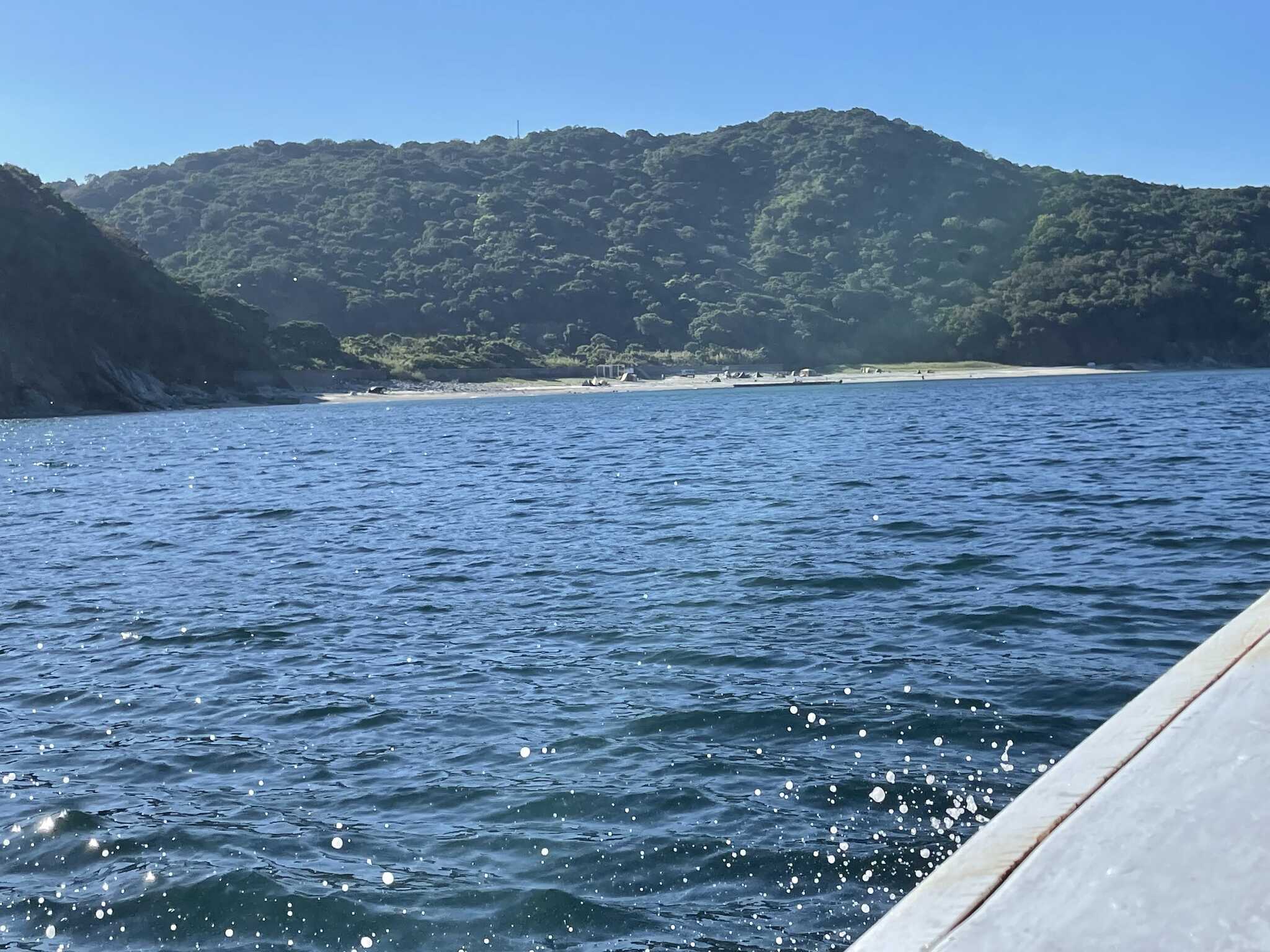 渡船から上陸