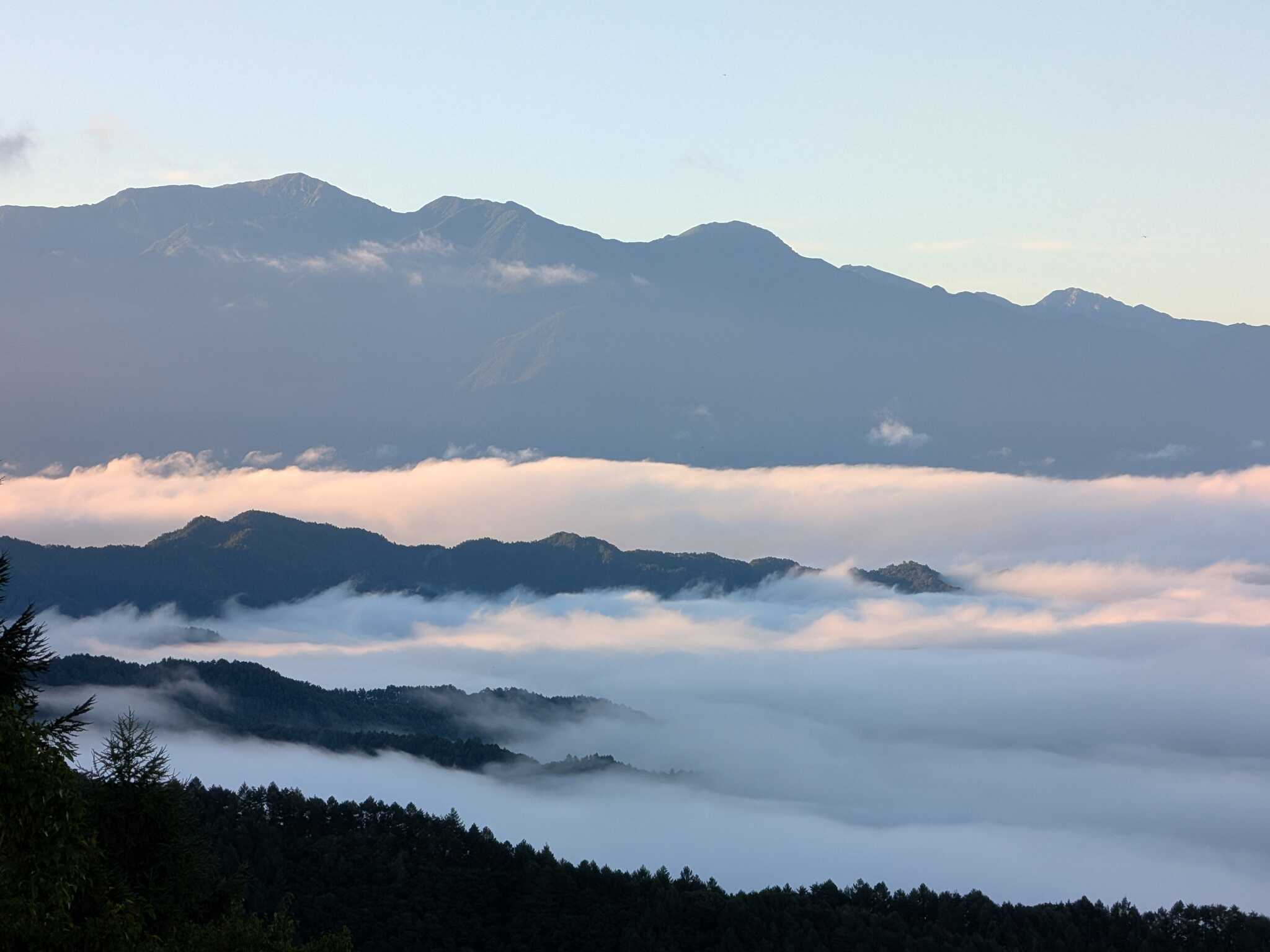 ラッキーな雲海