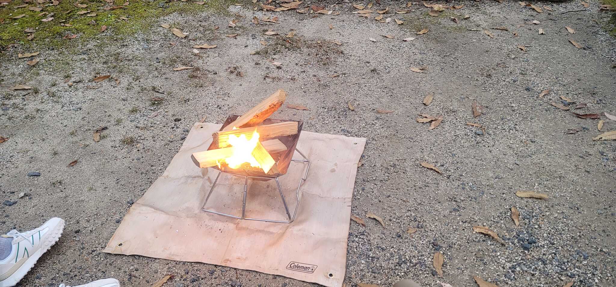 焚火であったまろう!