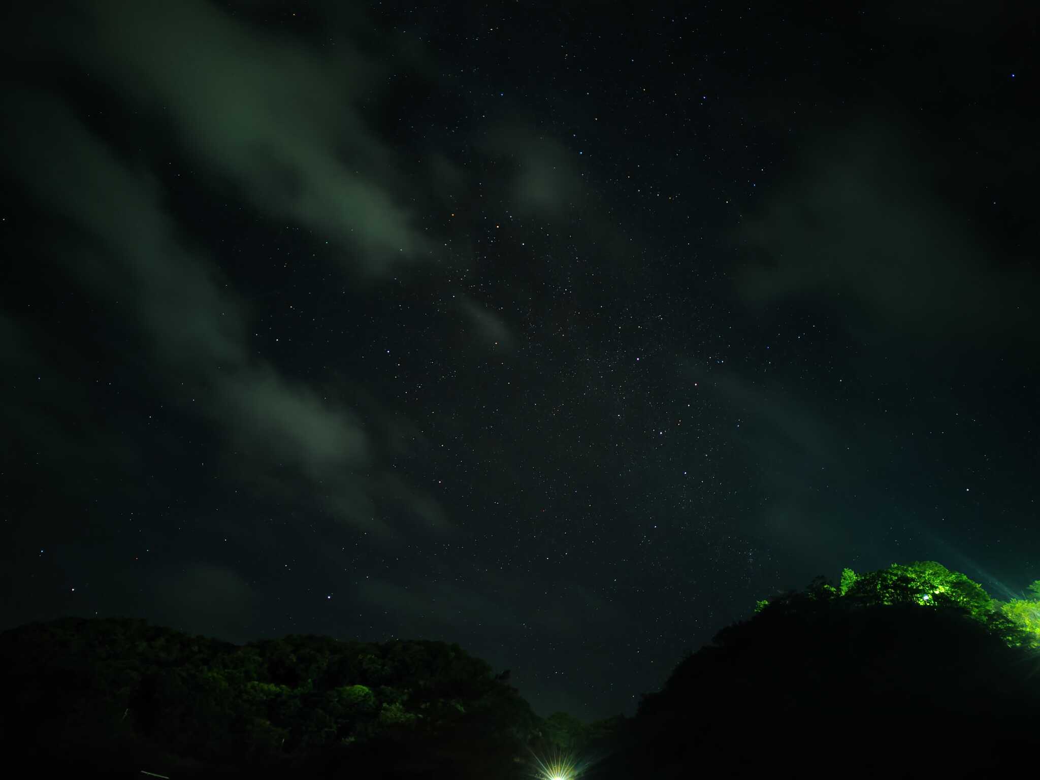 綺麗な星空でした。