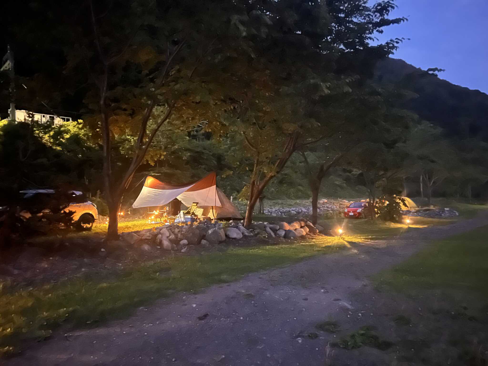 夜7時すぎ