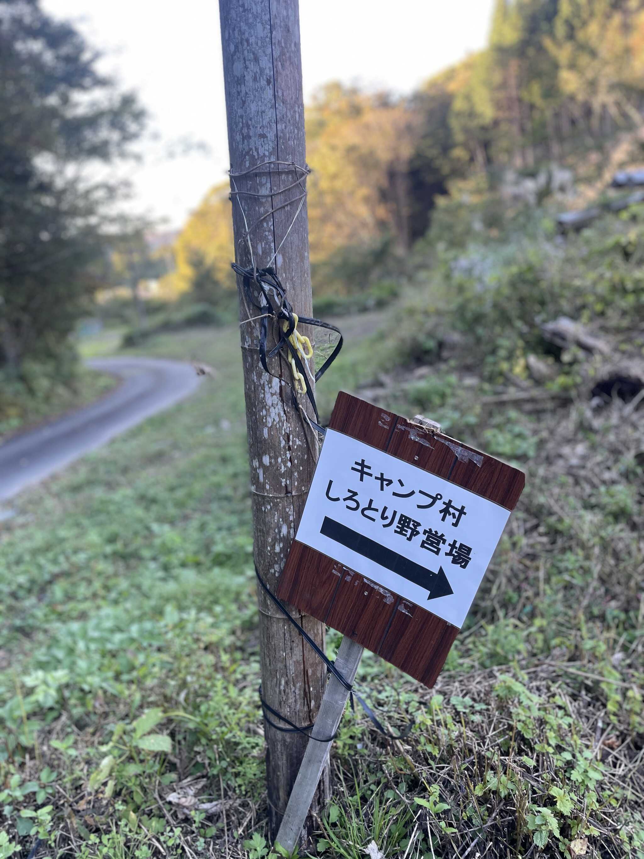 道中の看板