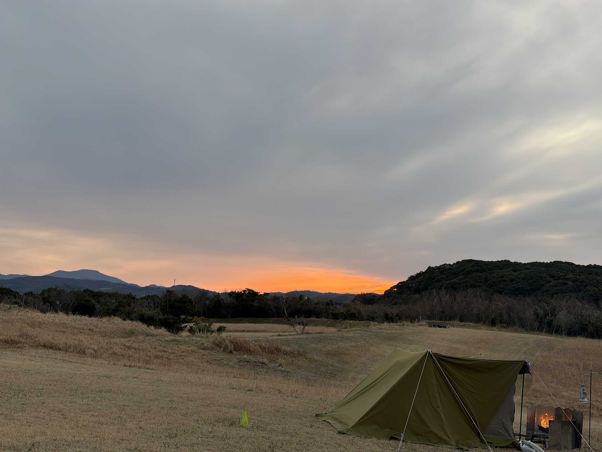 夕日