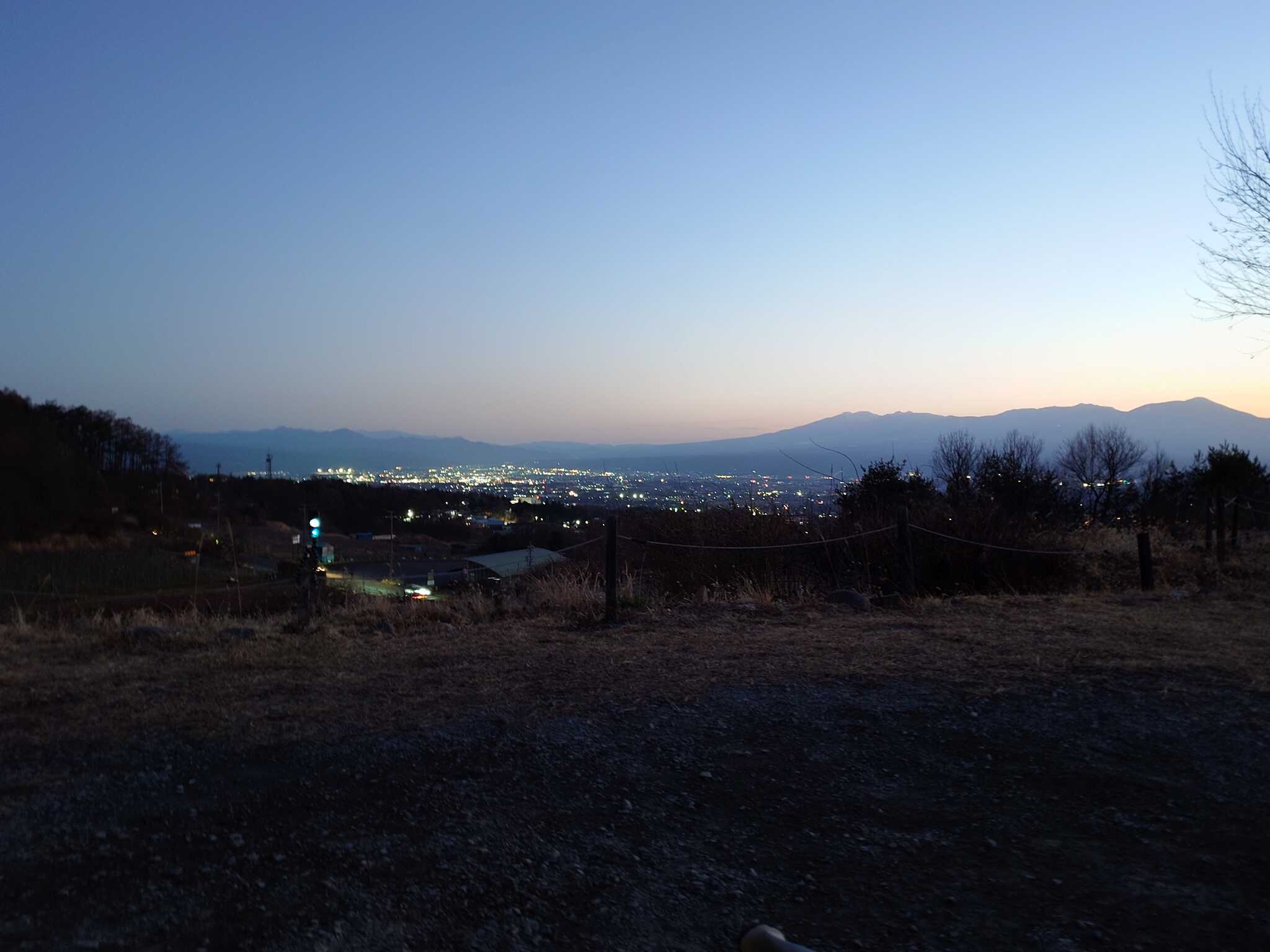 Bサイト小諸方面夜景