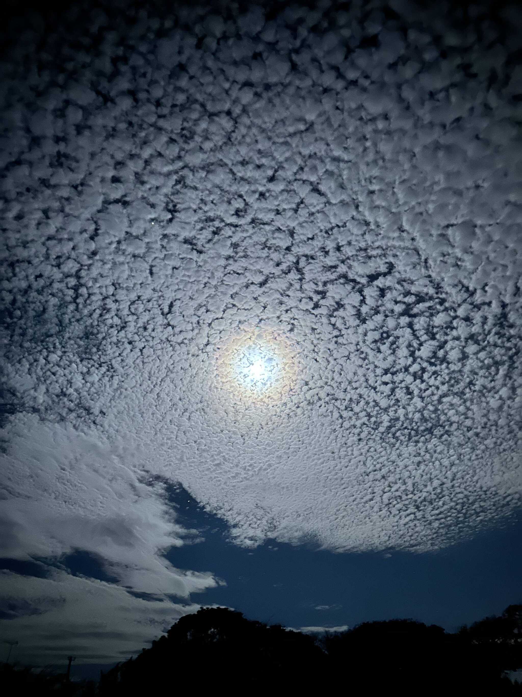 幻想的な夜空