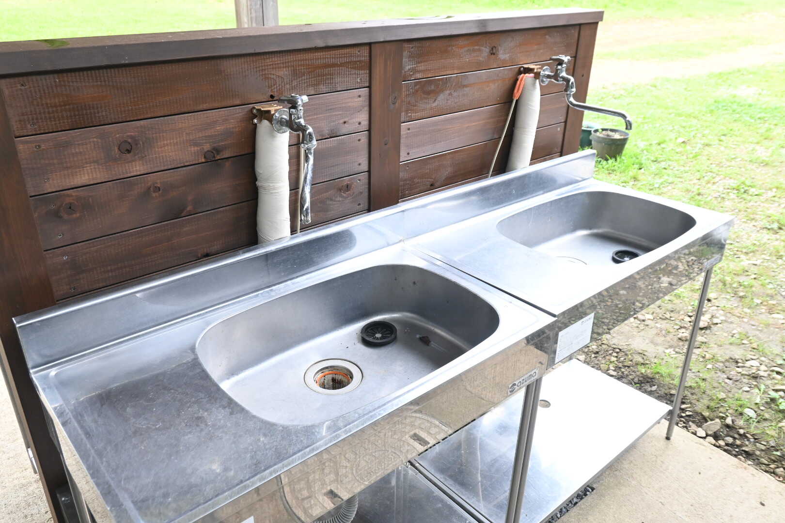 スポンジや食器用洗剤、スチールウールを置いてくださっています!ありがたい。