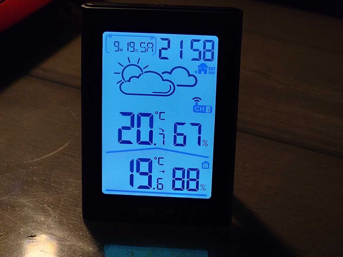 夜の気温
