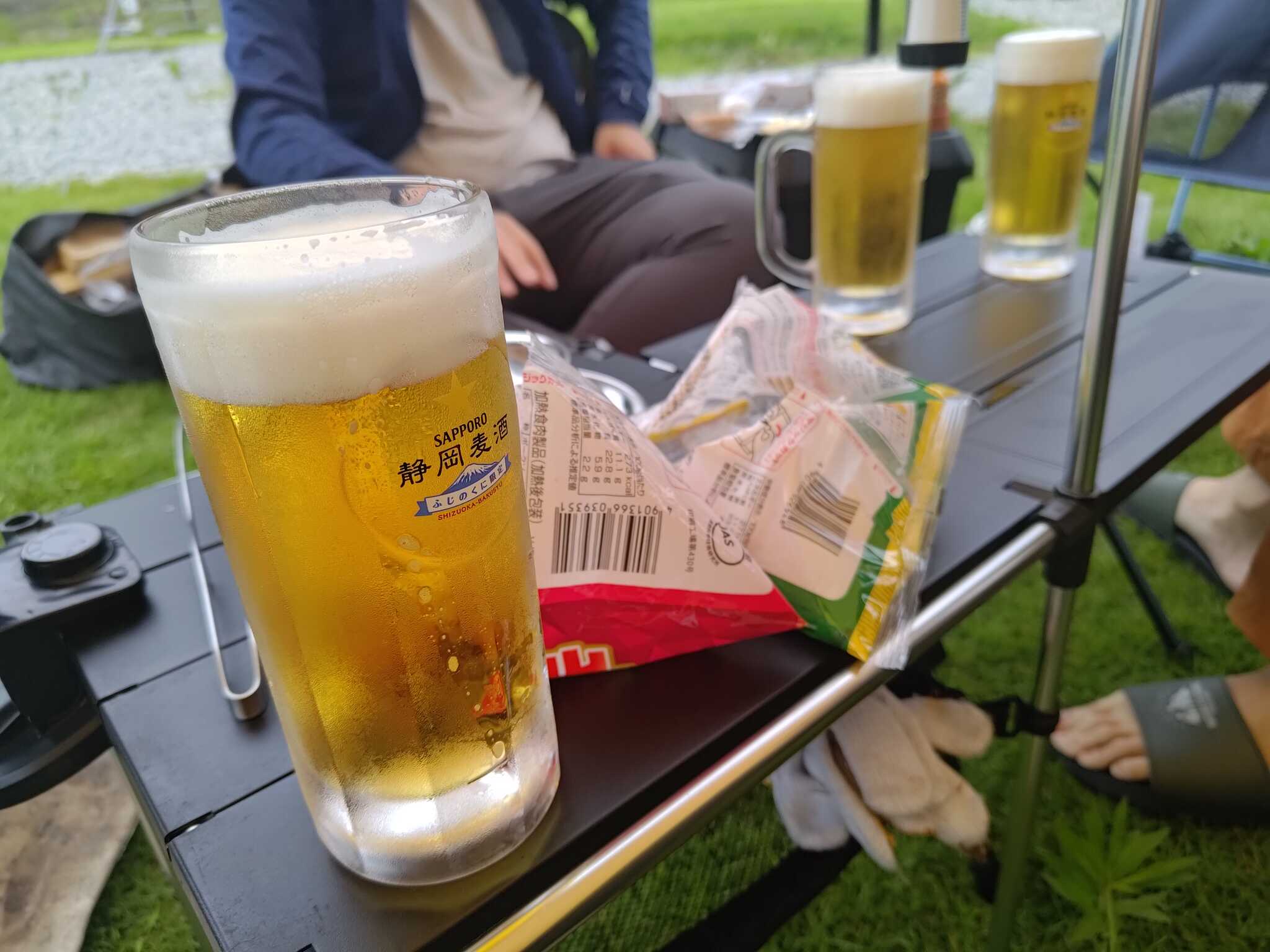 受付で購入可能な生ビール