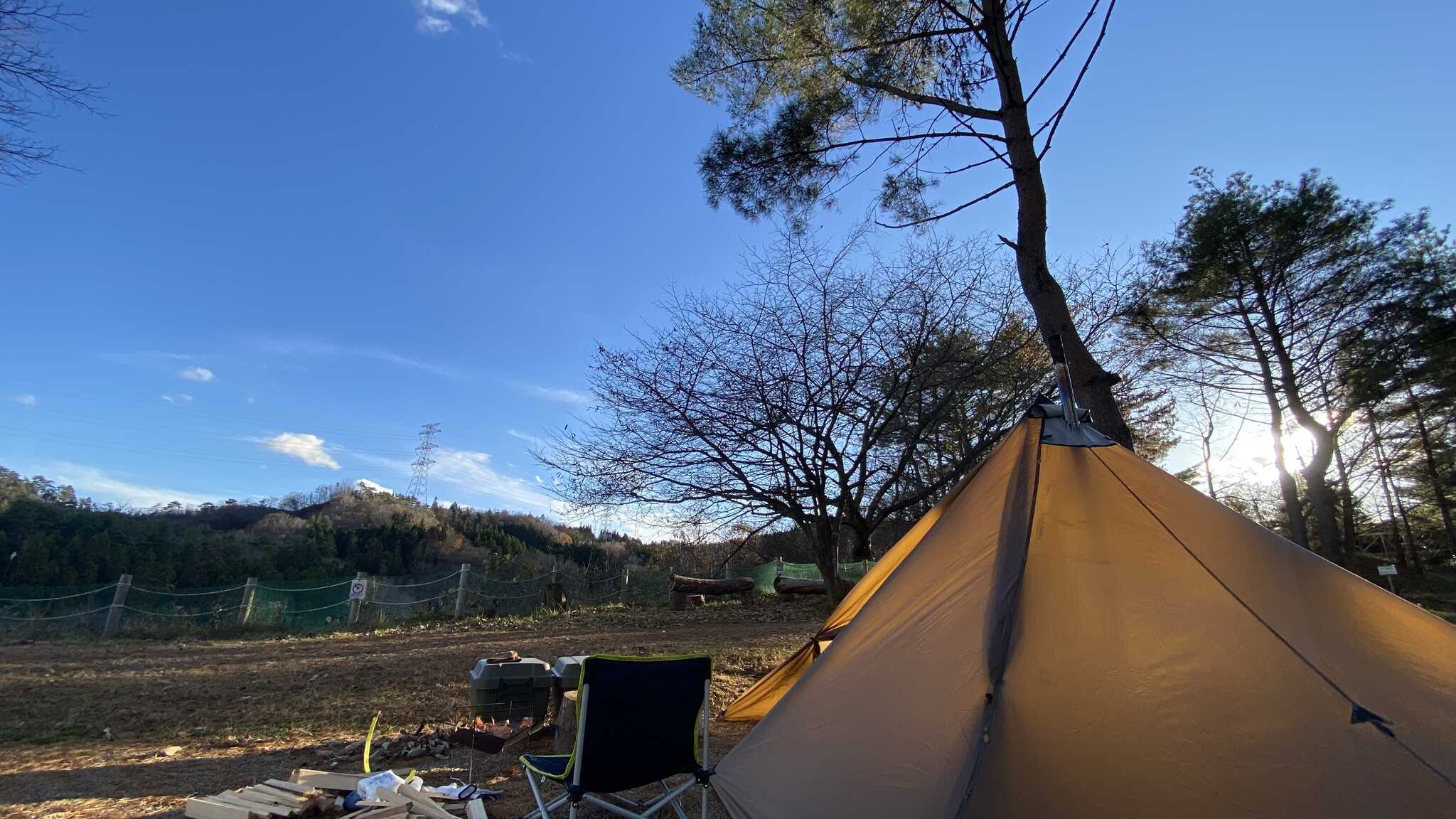 ドロキャン新川から望む青空