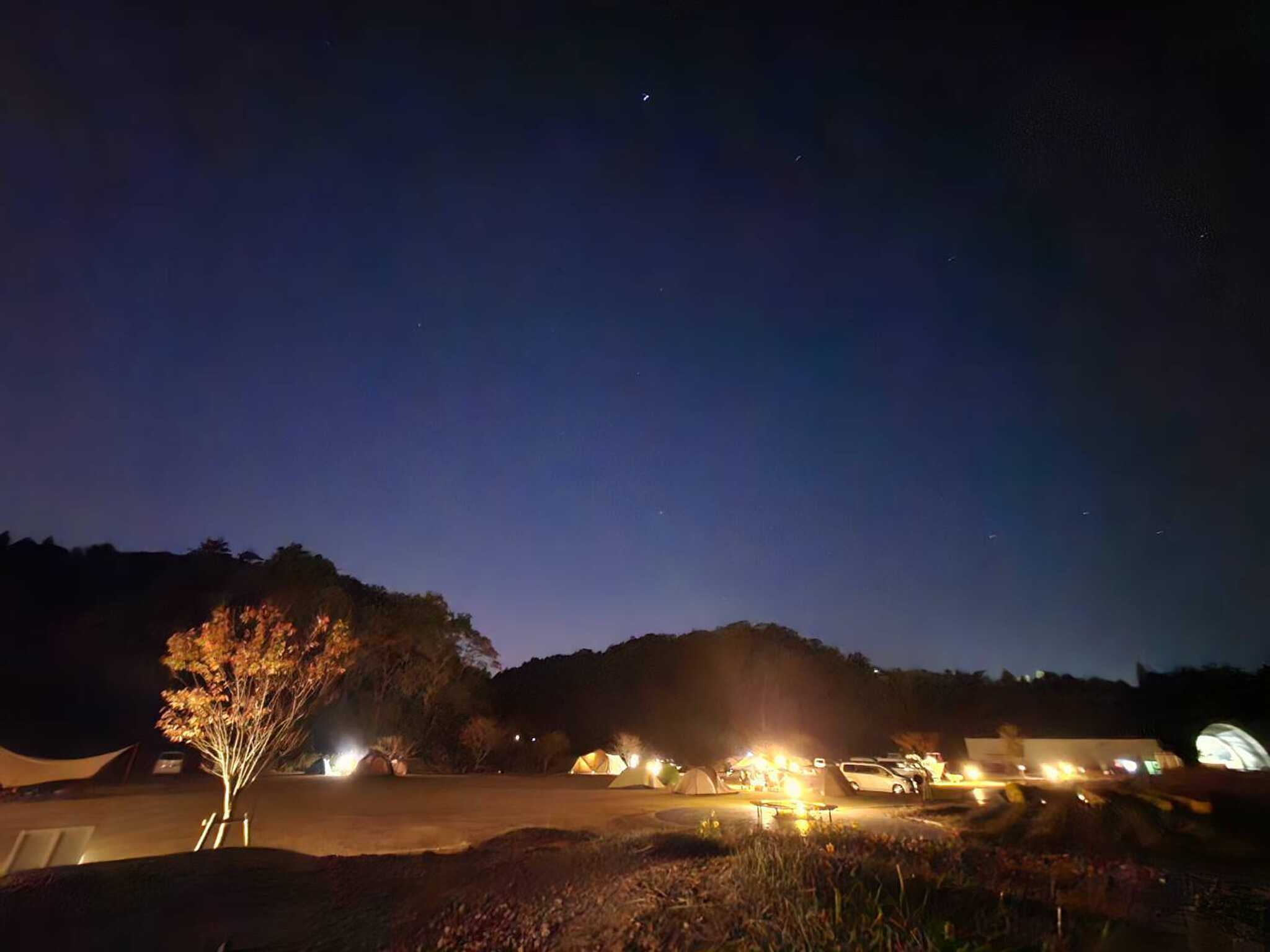 夜は星がとても綺麗
