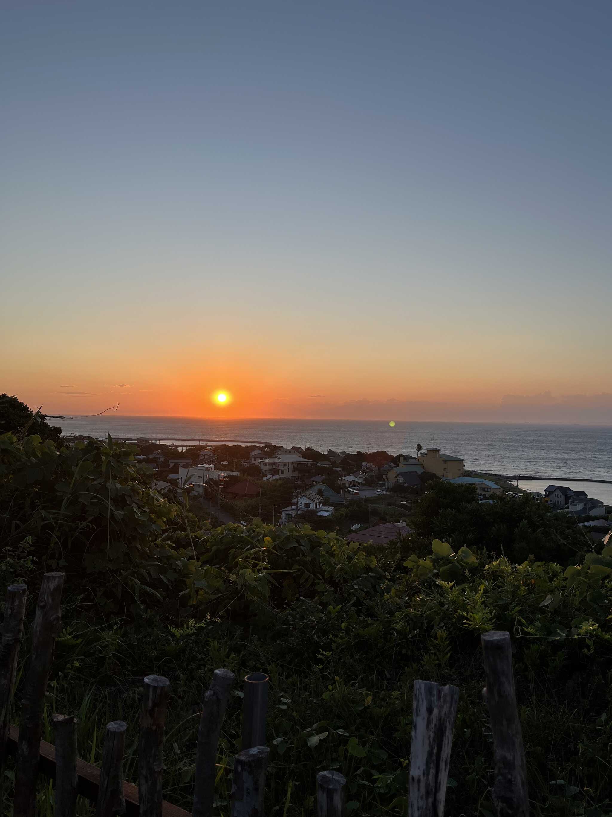 夕陽がキレイ