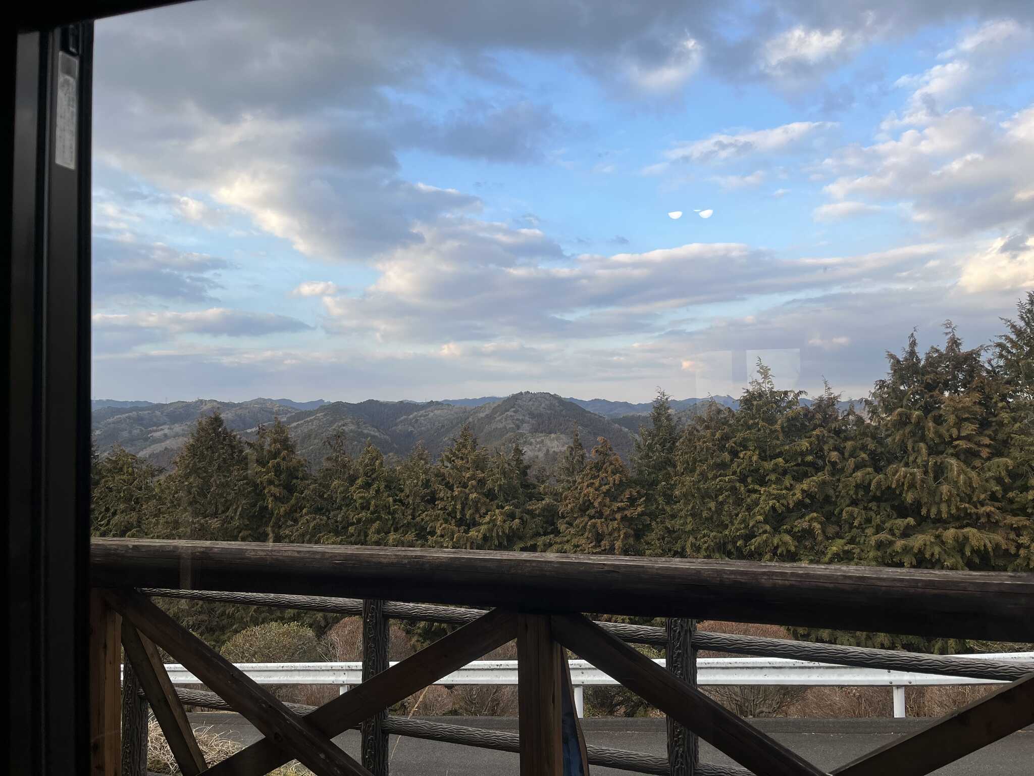 コテージからの景色