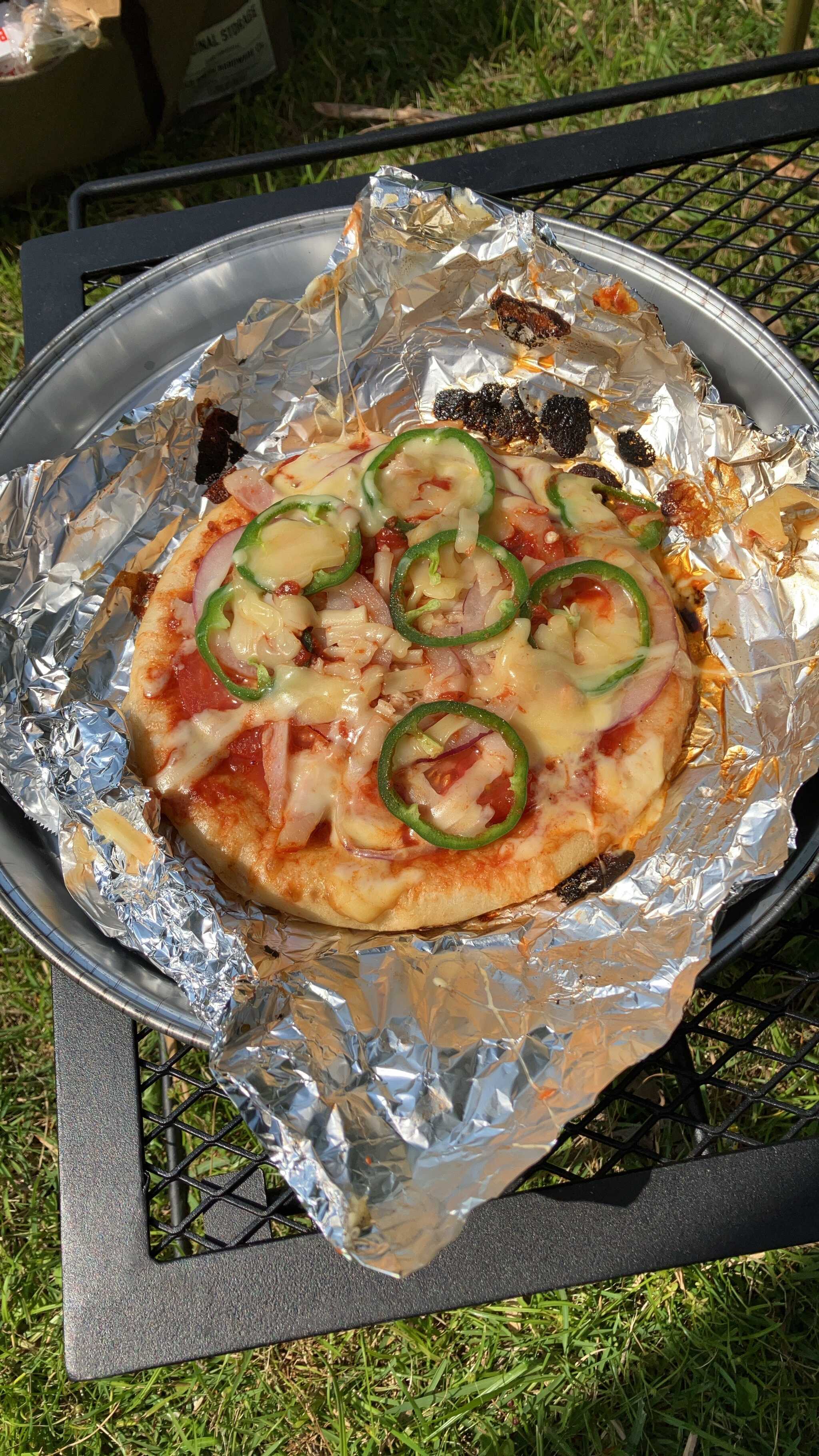 ピザ焼きました